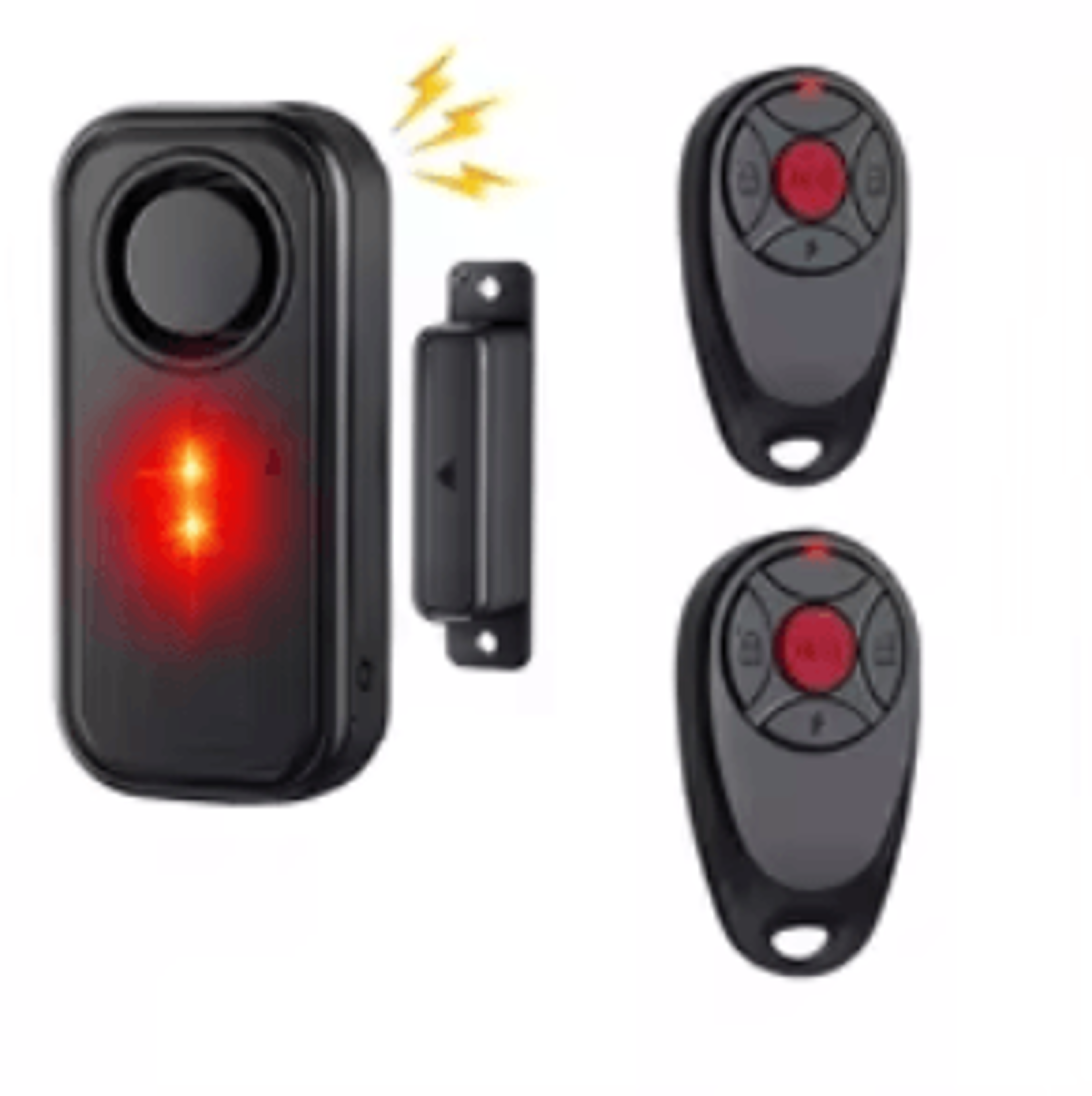 wireless outdoor door window magnetic alarm sensor – waterproof anti-theft security alarm with remote control