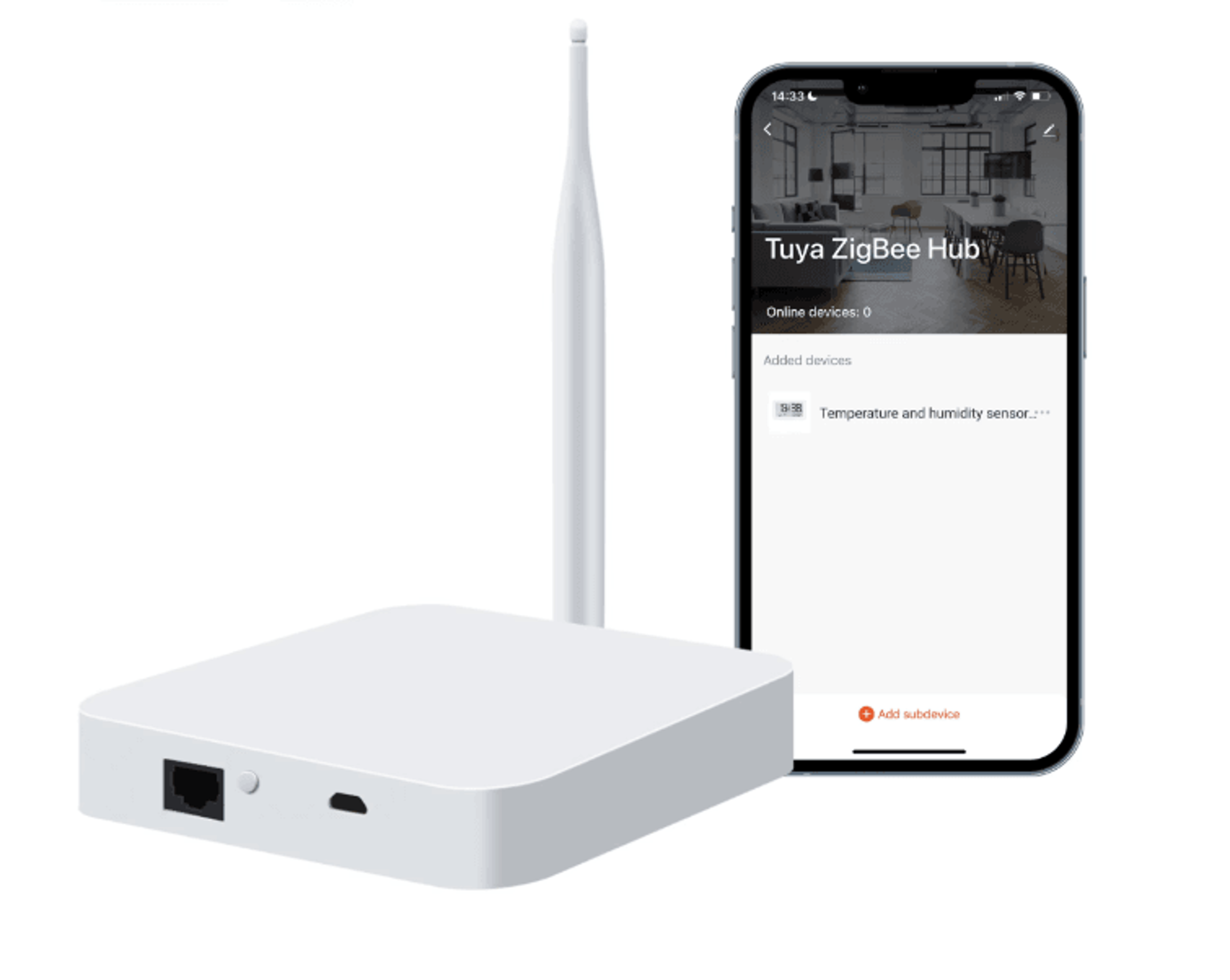 girier tuya zigbee gateway hub with external antenna – smart home automation bridge for alexa & google home