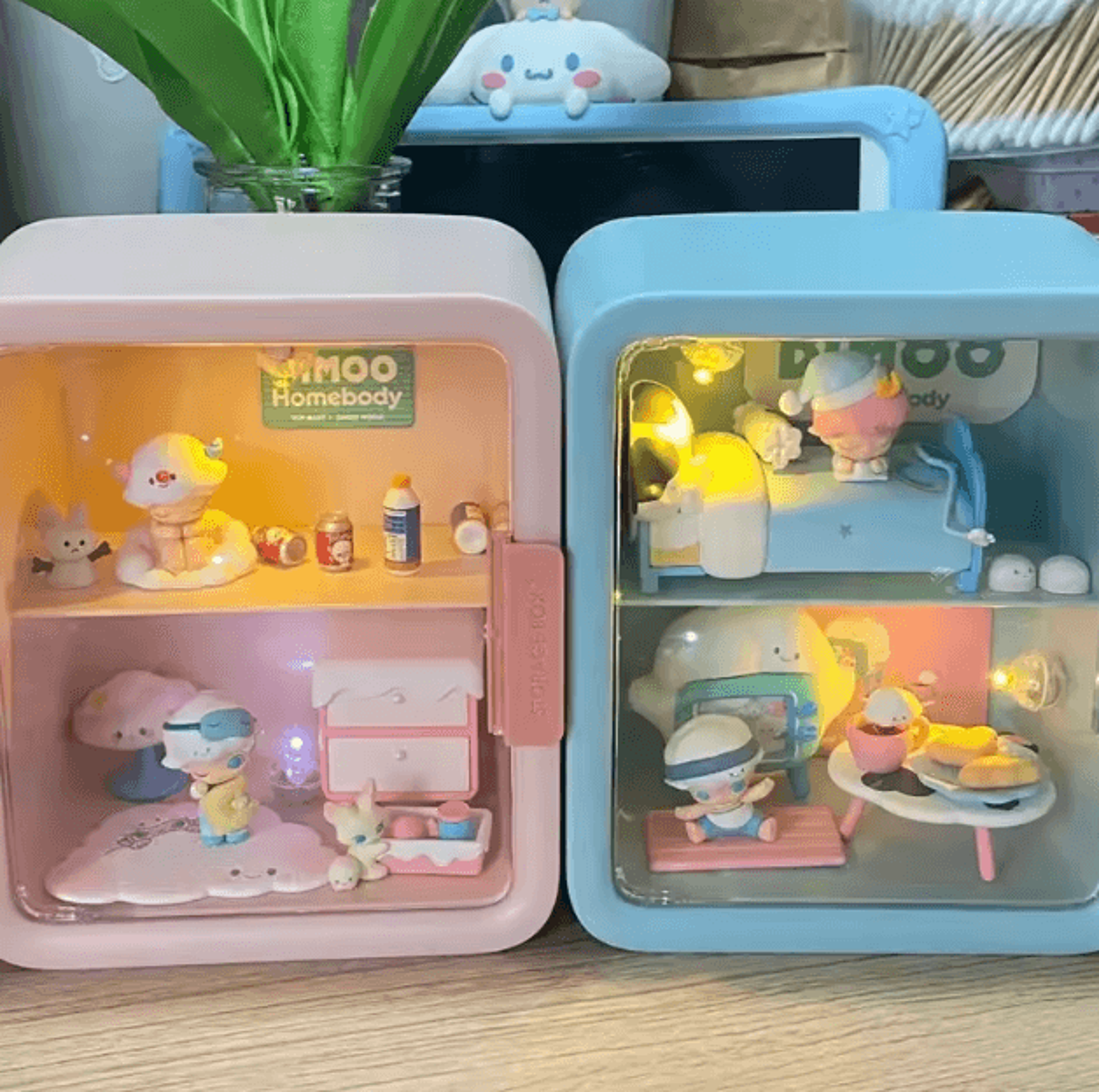 clearvault acrylic anime figure display case toy collection organizer box