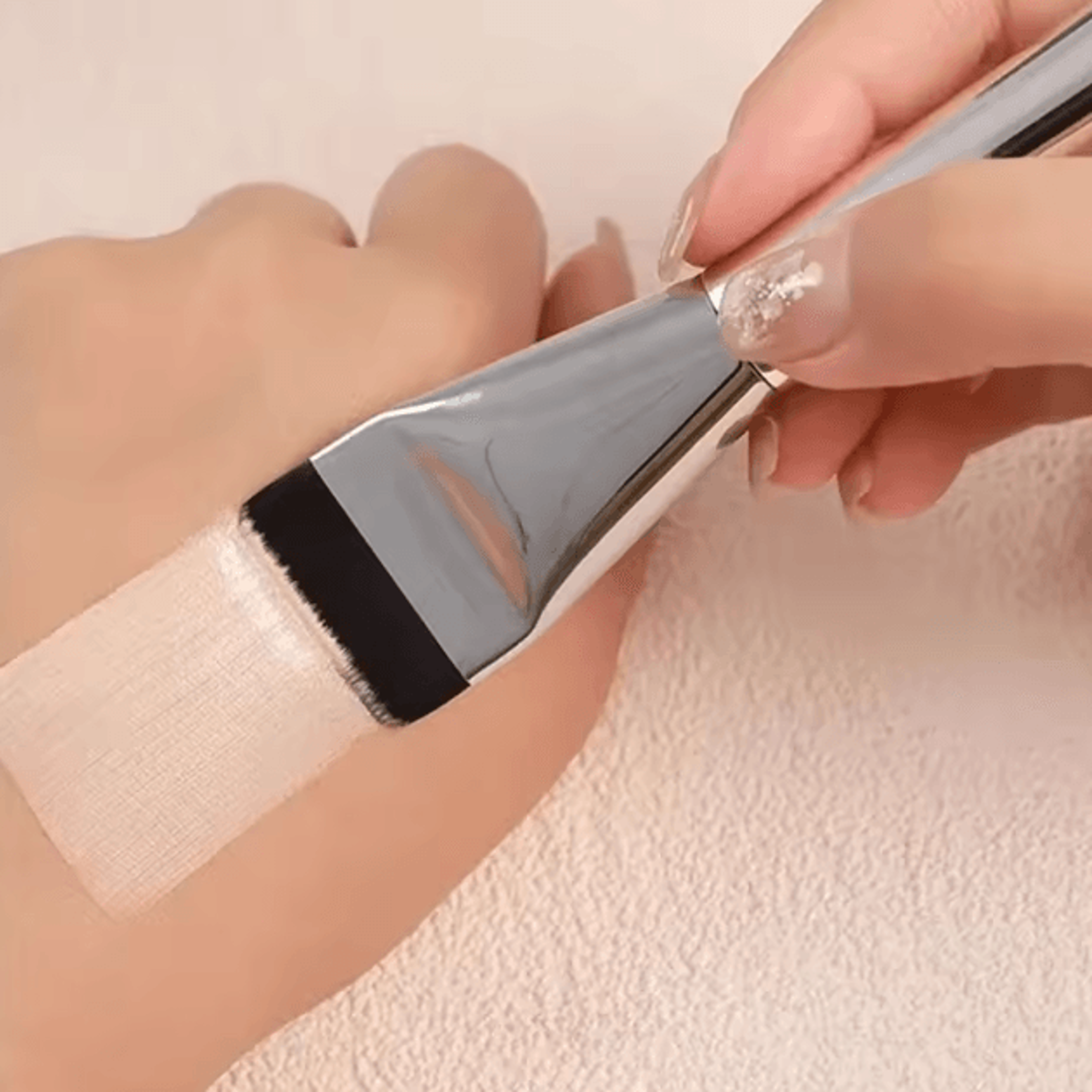 flawlessline ultra thin flat foundation brush precision concealer makeup tool
