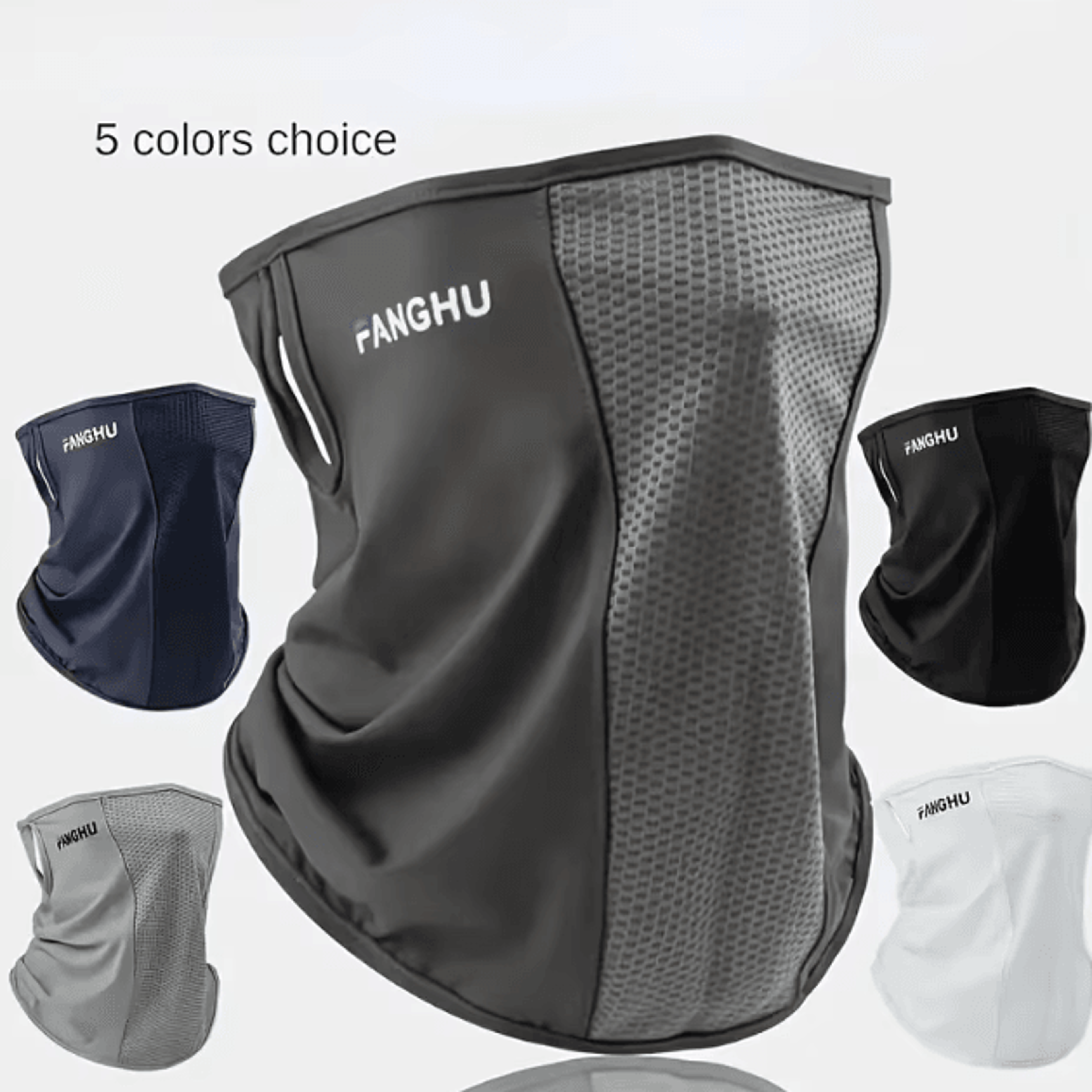 cooling ice silk cycling face mask breathable uv neck gaiter bandana for outdoor sports
