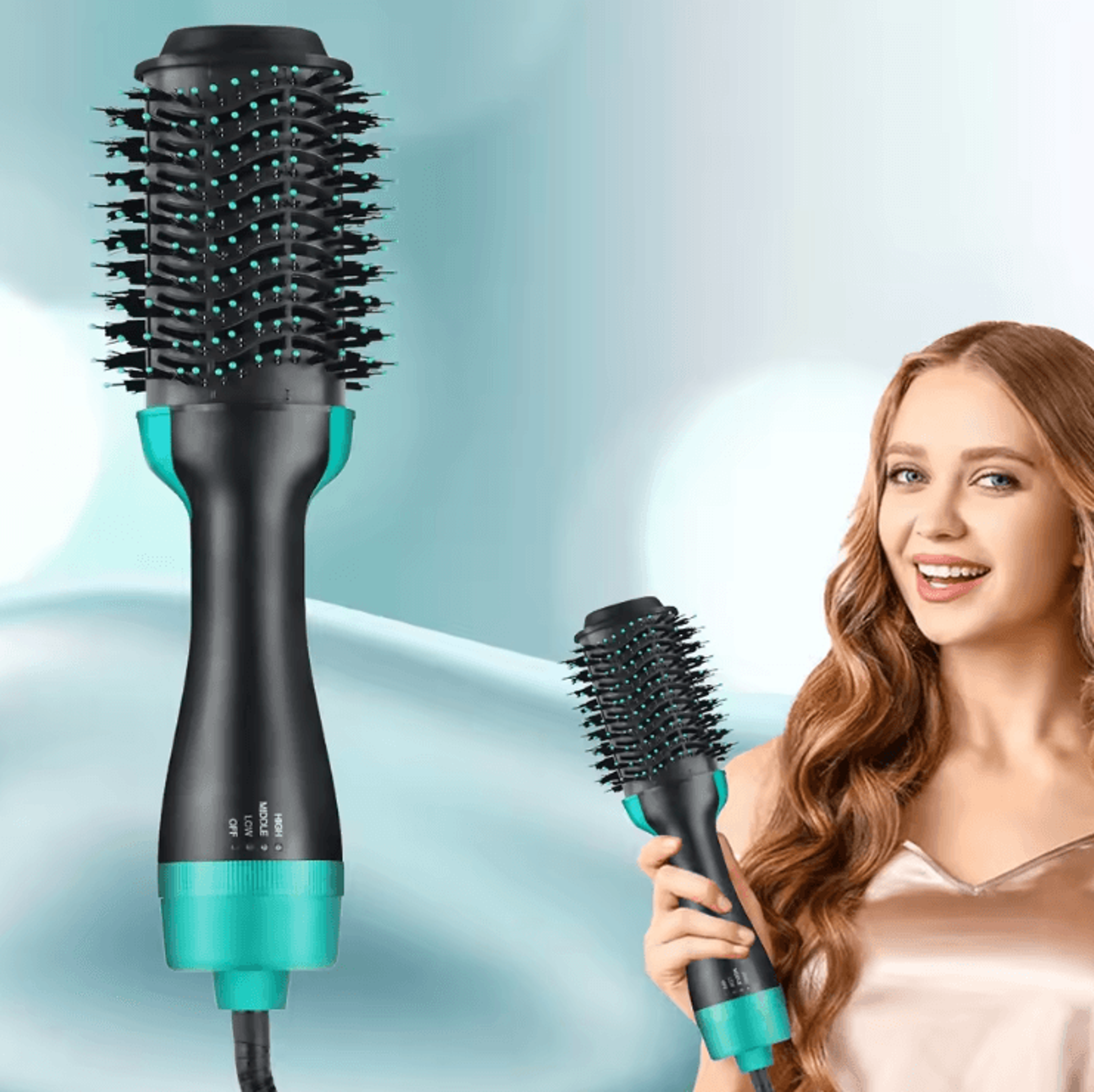blutool 4-in-1 negative ion hair dryer brush – one-step volumizer & hot air styling tool