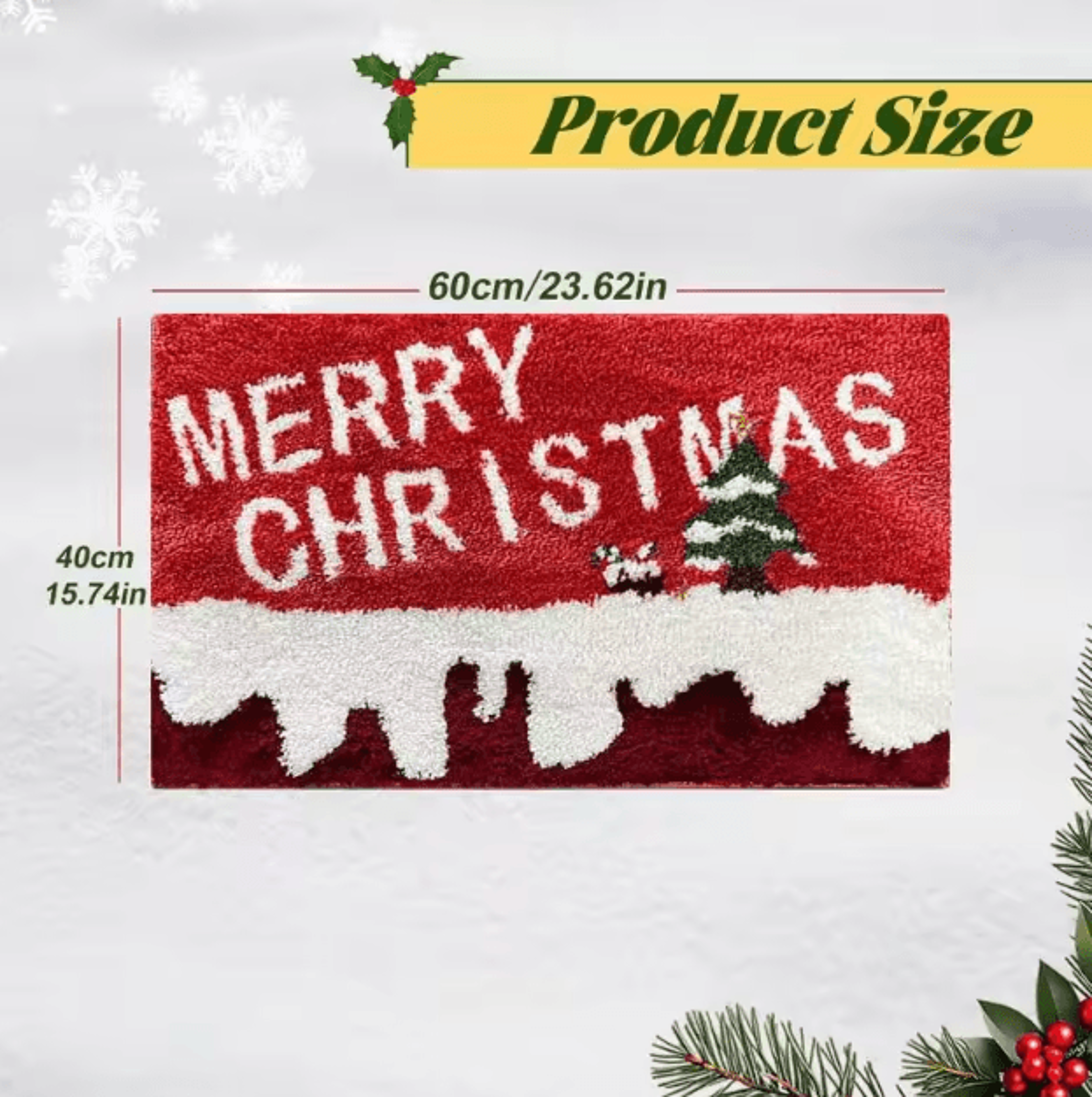 christmas door mat red santa claus outdoor and indoor gingerbread man carpet new year 2026 merry christmas home decor f