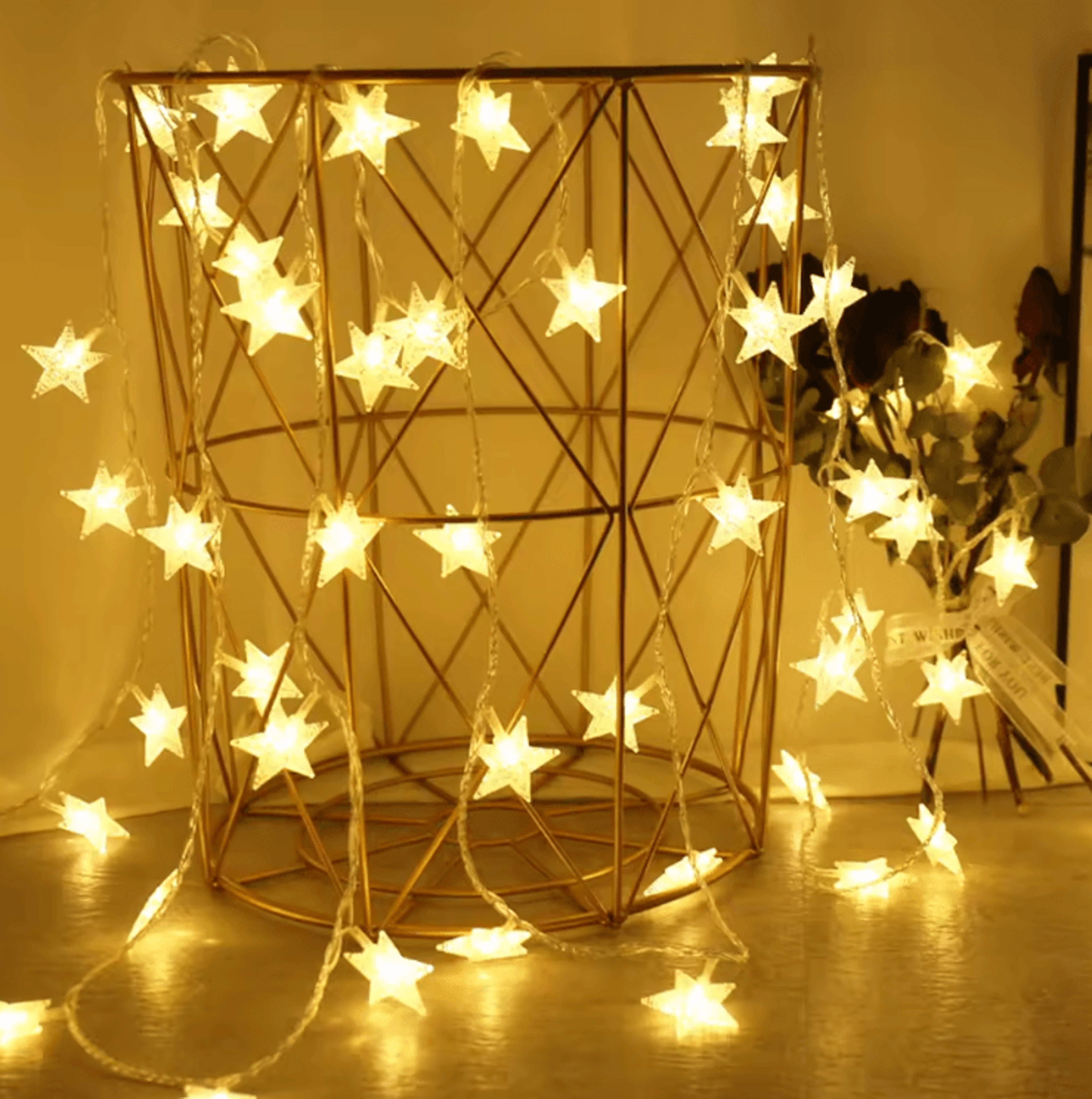 led star fairy string lights – outdoor decorative garland lights
