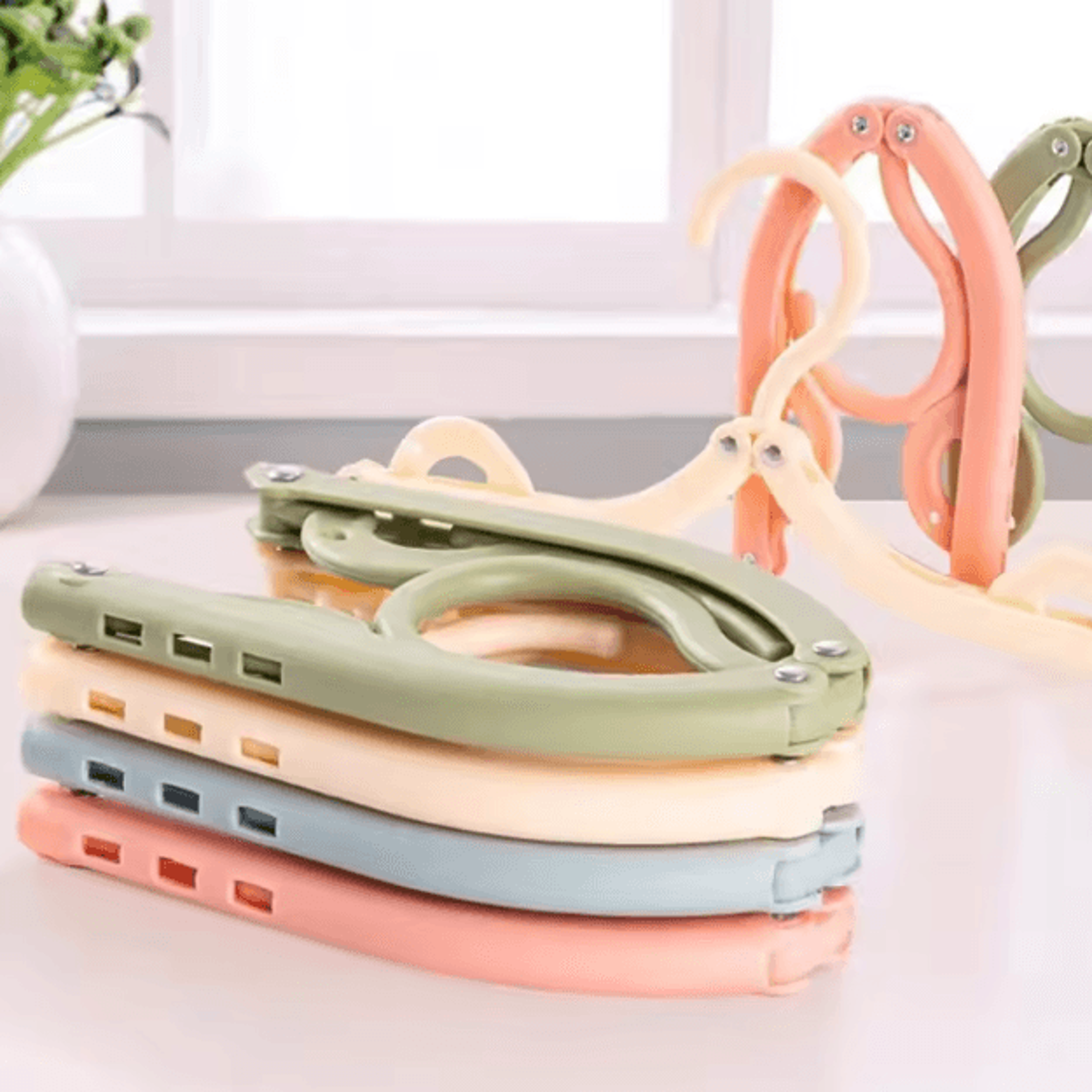 portable foldable clothes drying rack travel laundry hanger for camping dorm and home use