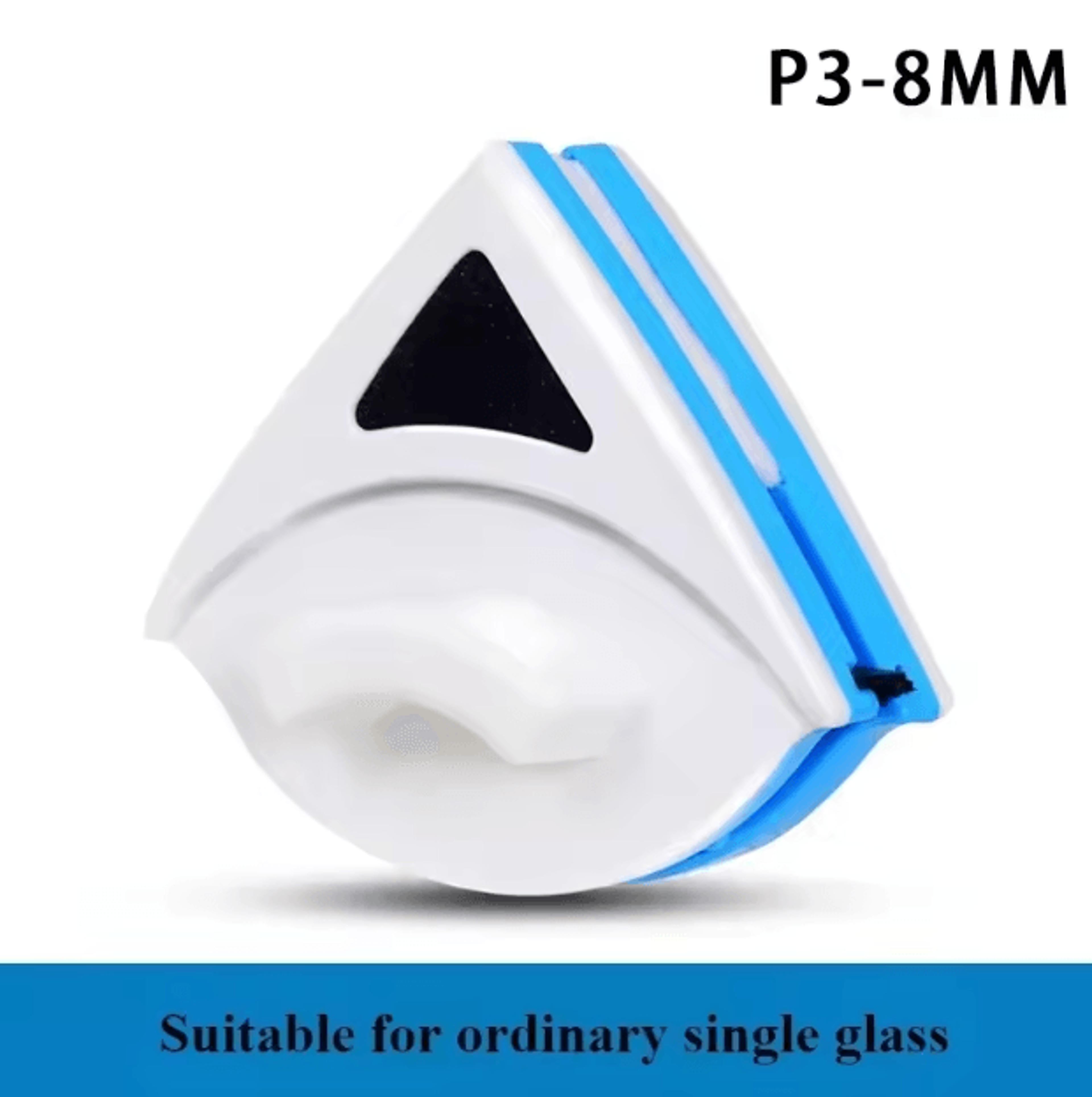 magnetic double-sided window cleaner – strong grip glass cleaning tool with safety rope & self-drain system
