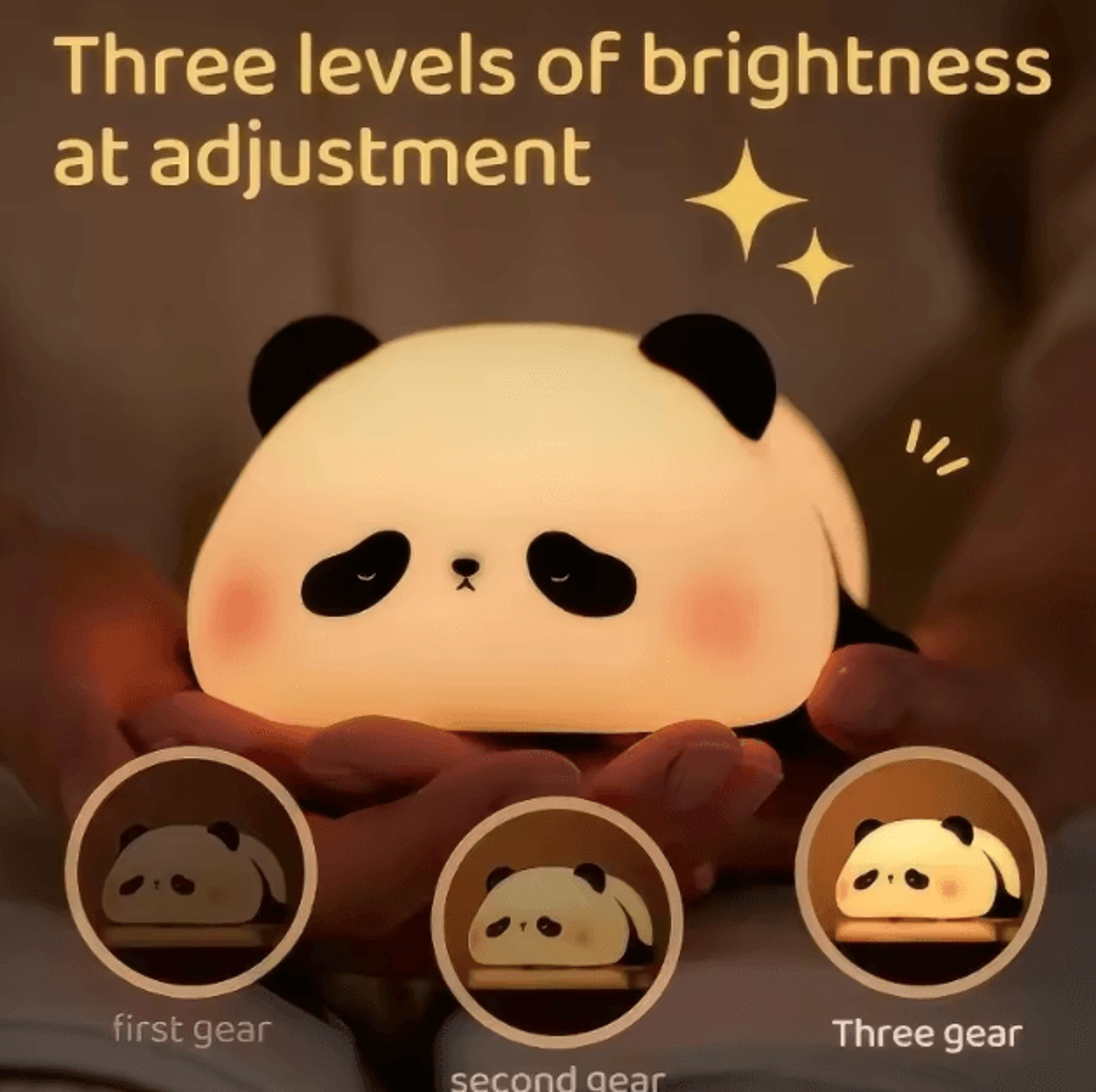 cute led night light touch sensor cartoon kid's nightlights silicone child holiday christmas gift bedside lamp bedroom