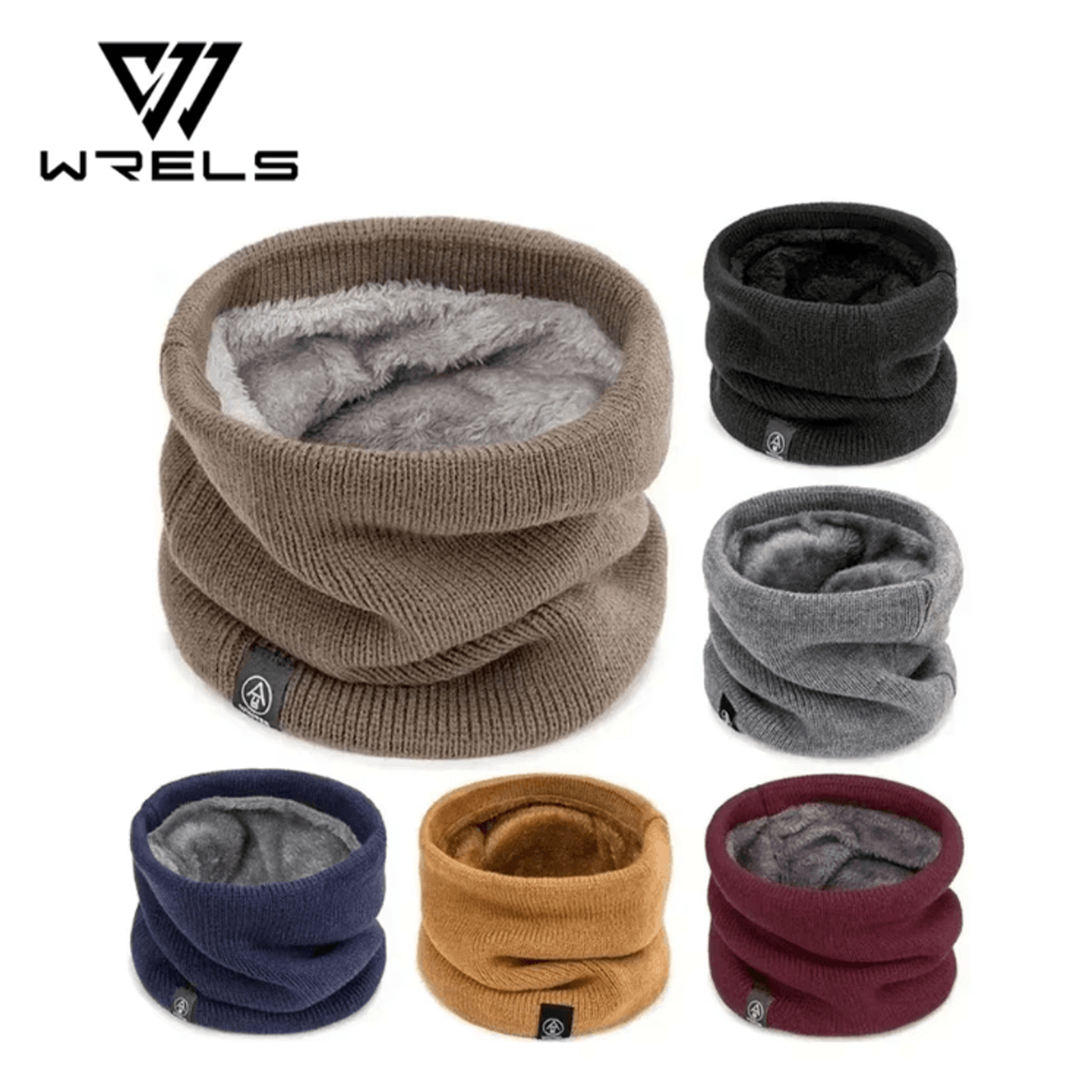 heatloop thermal fleece neck gaiter – windproof winter neck warmer