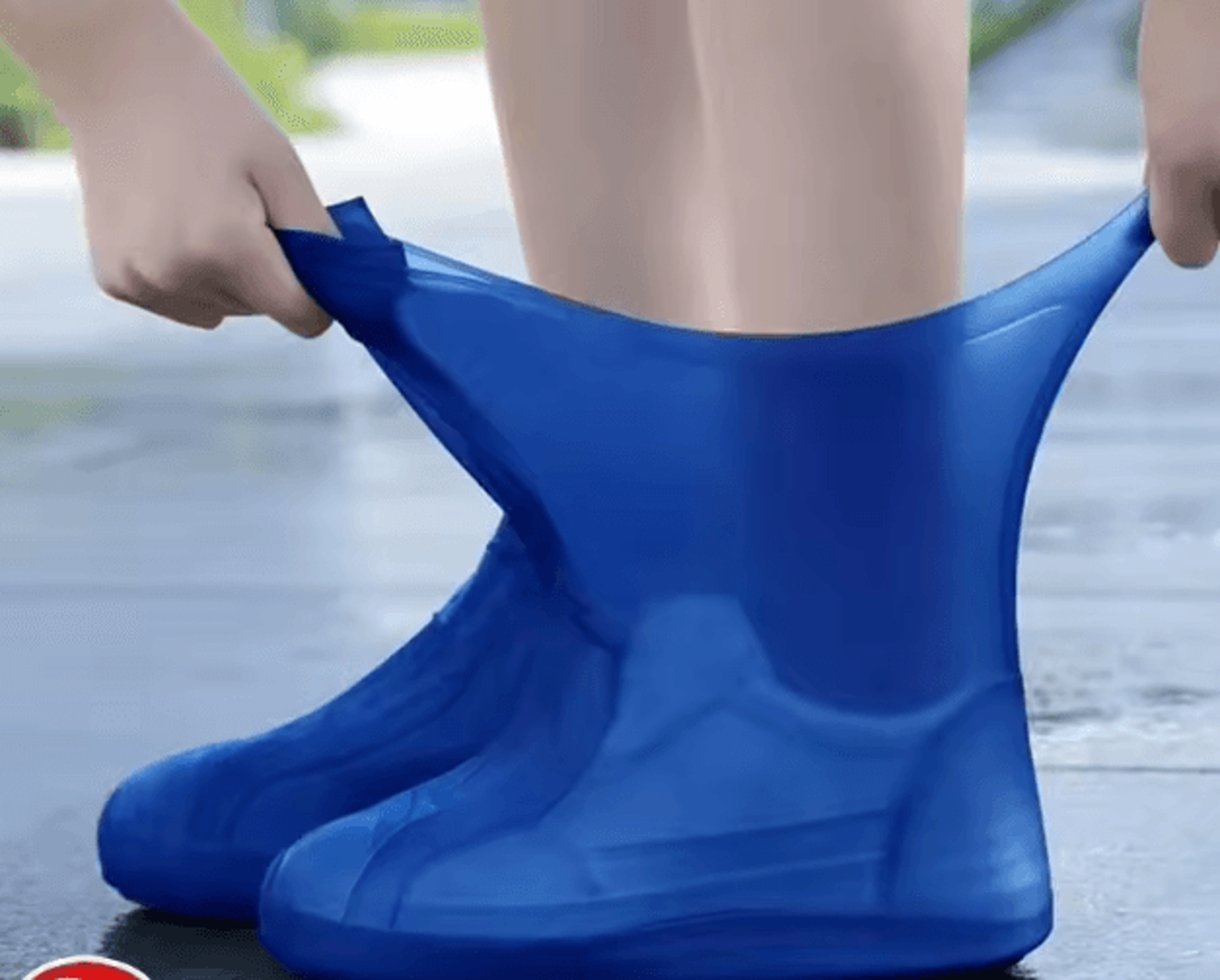 rainshield silicone waterproof shoe covers – reusable non-slip rain overshoes