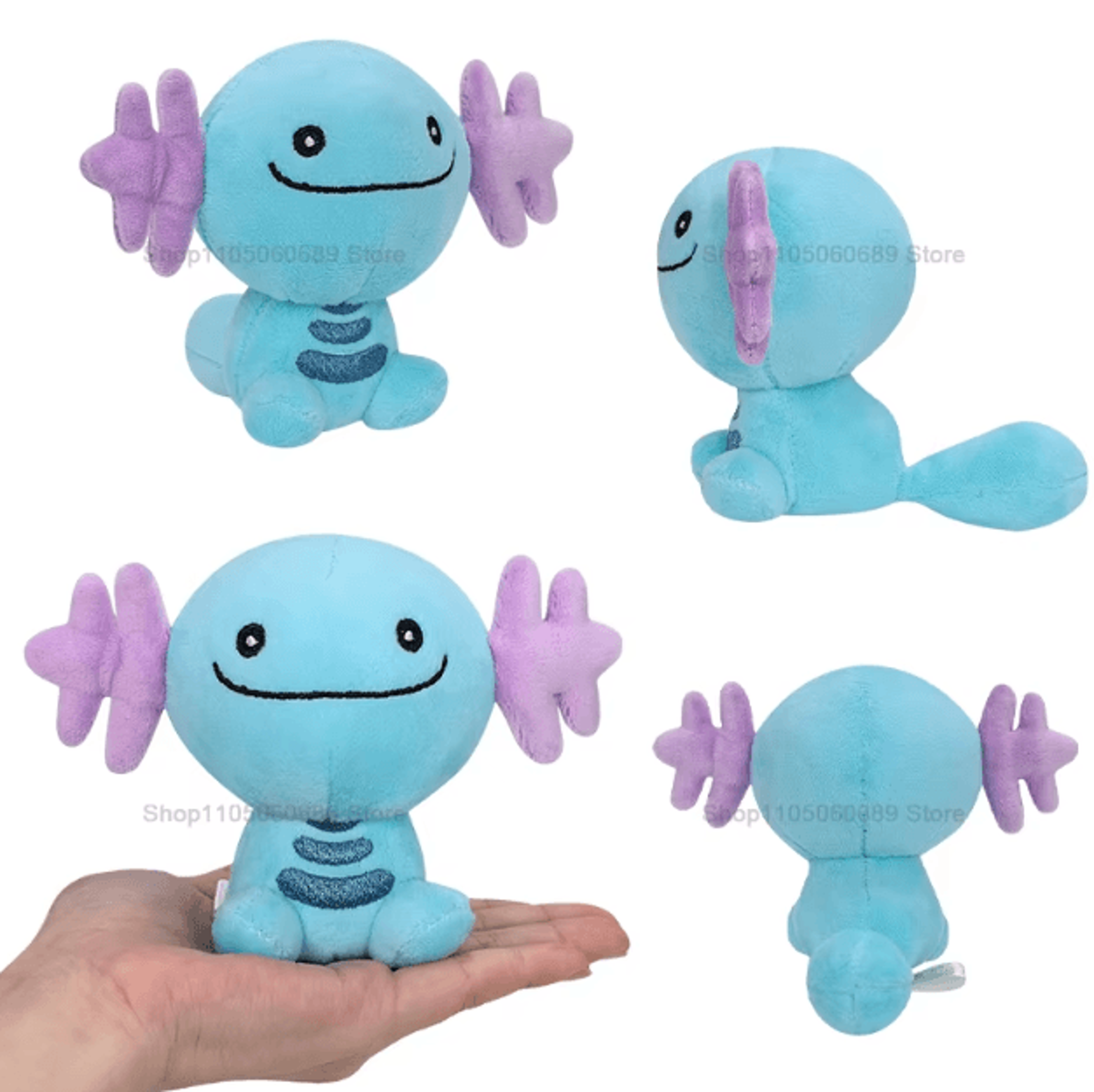 woopercutie mini plush toy – kawaii pokemon soft stuffed doll 10cm