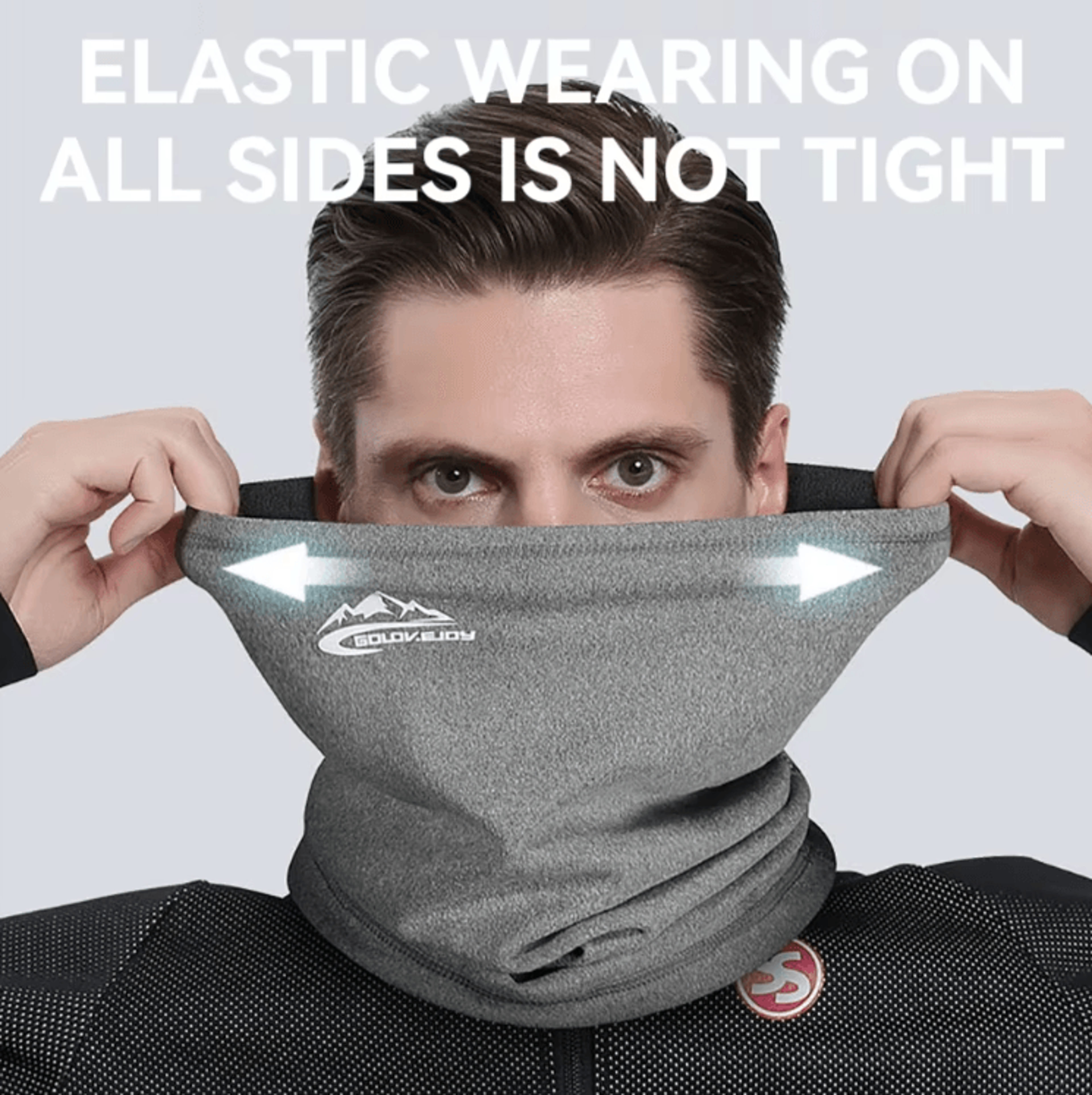 kokossi winter sports bandana snowboard scarf velvet thermal neck warmer outdoor hiking cycling riding scarves for men