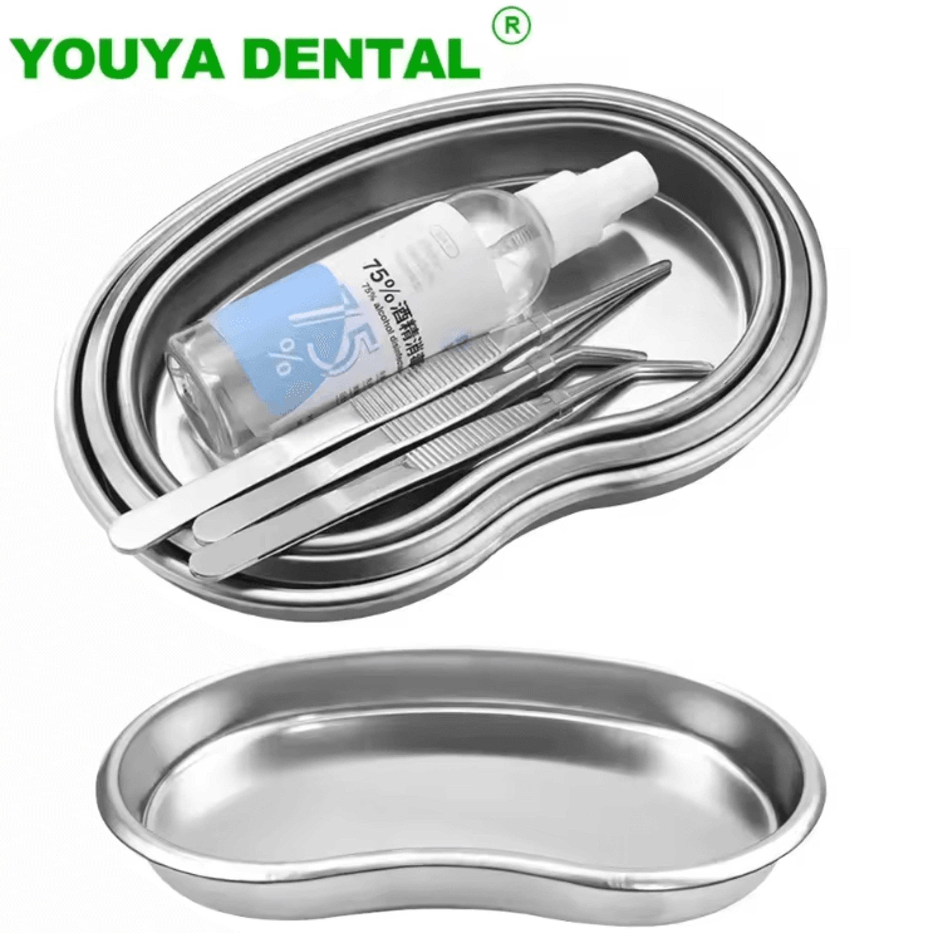 stainless steel kidney tray – multi-purpose medical & cosmetic instrument dish
