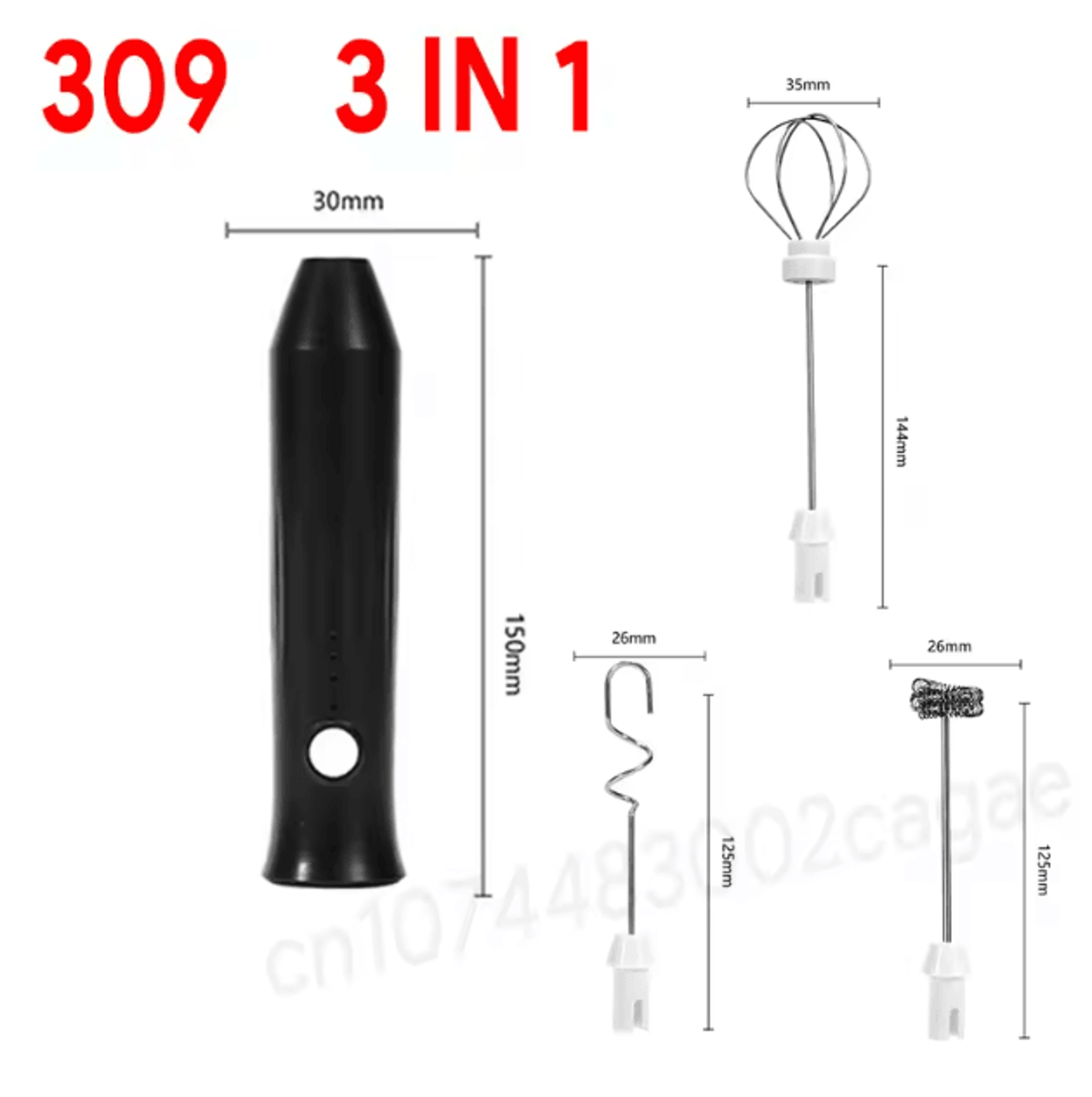wireless electric milk frother – handheld coffee whisk & foam maker