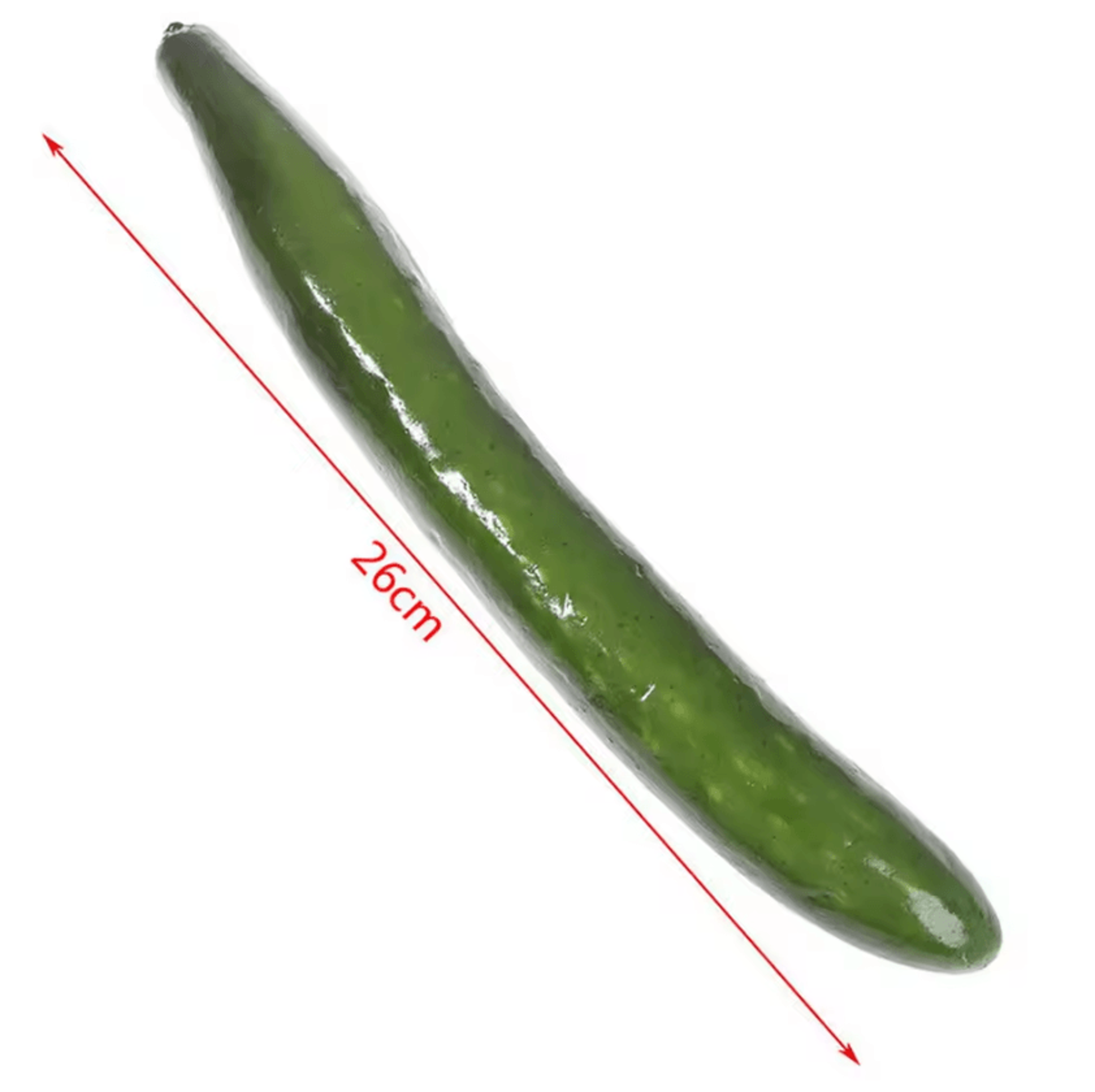 realistic fake cucumber set – lifelike artificial vegetable props for kitchen & display