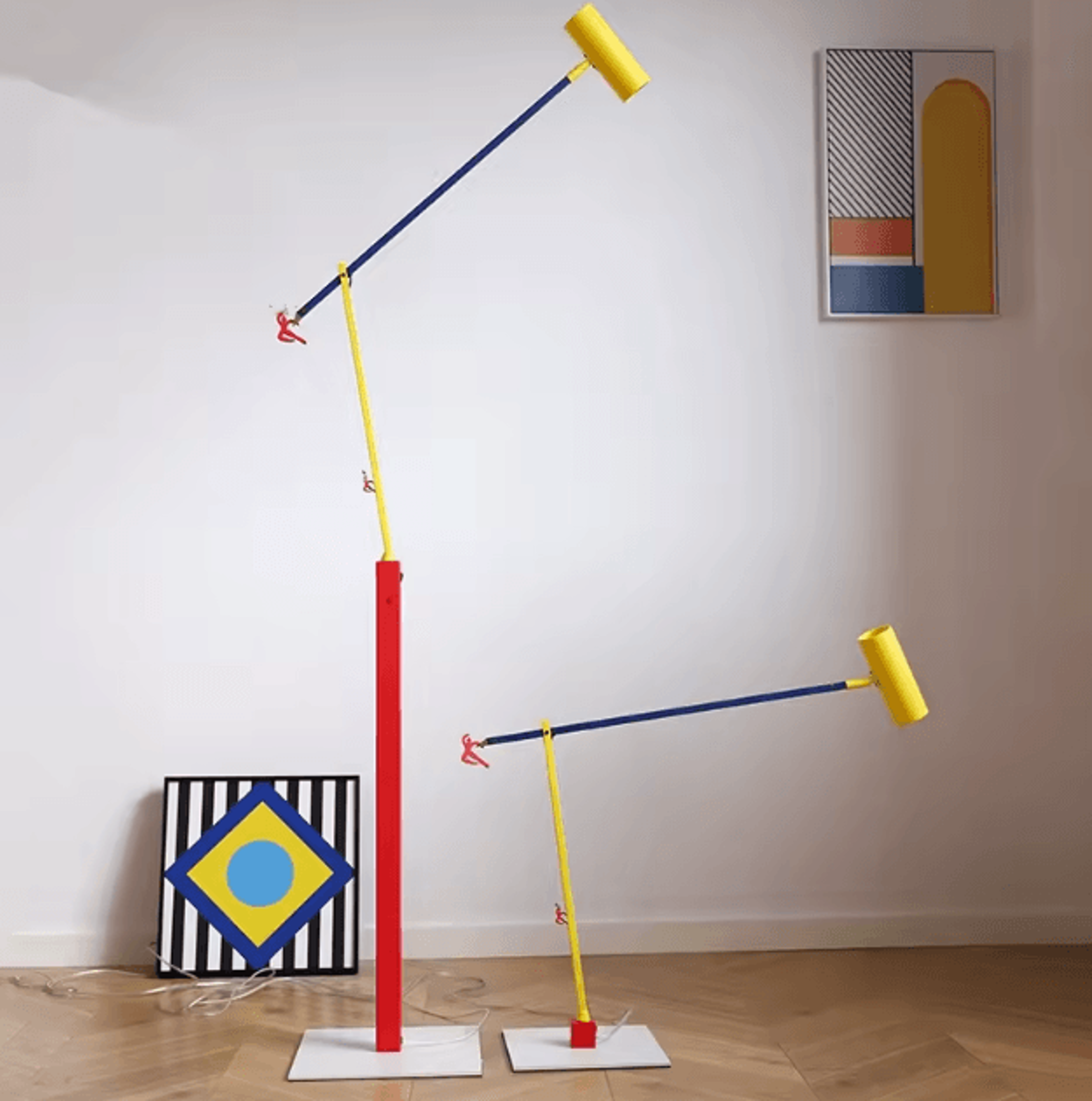 adjustable nordic floor lamp colorful modern reading floor lamp for living room & bedroom