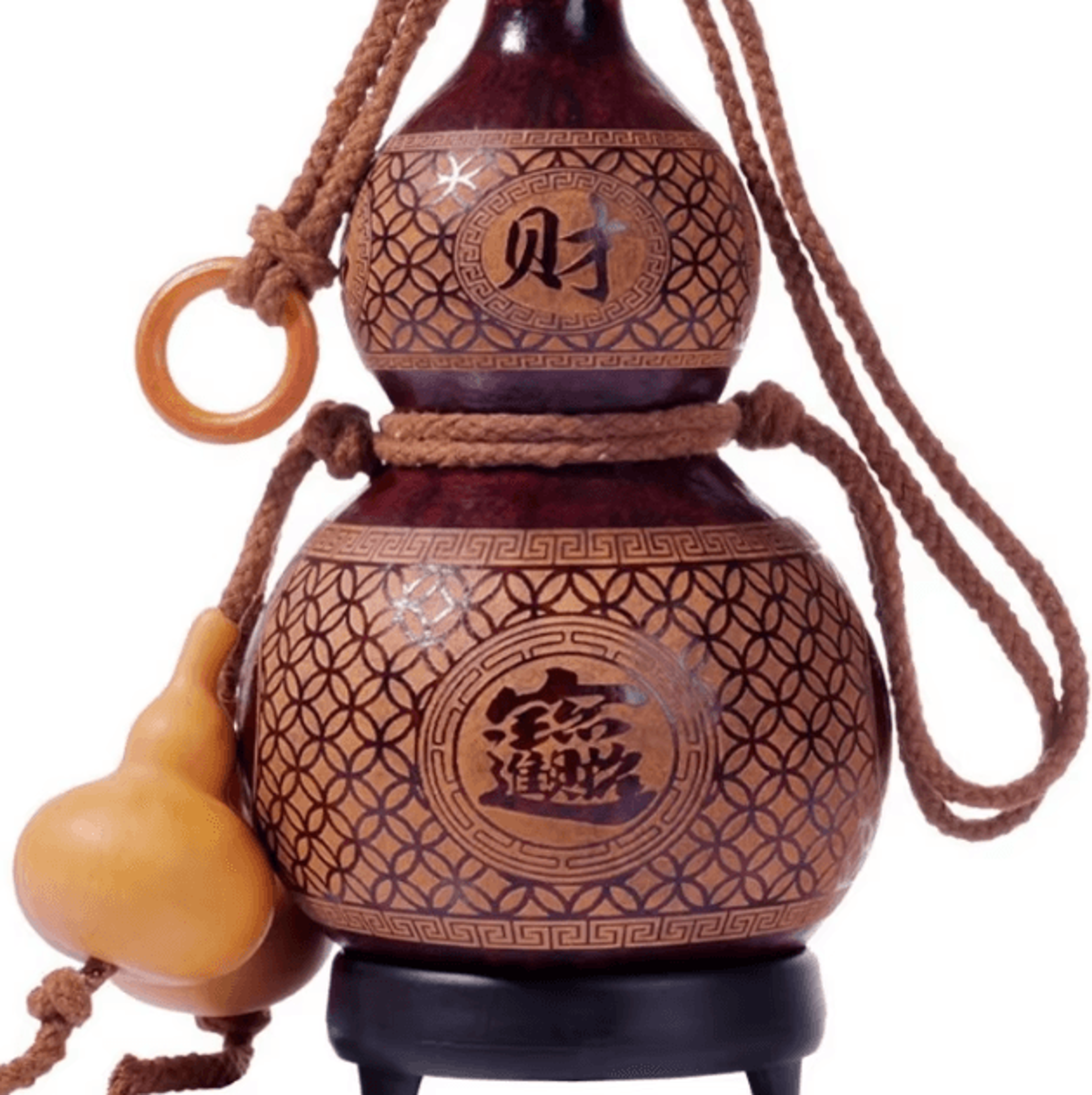 natural handcrafted wine gourd bottle – portable wine gourd bottle for outdoor use & unique gift idea