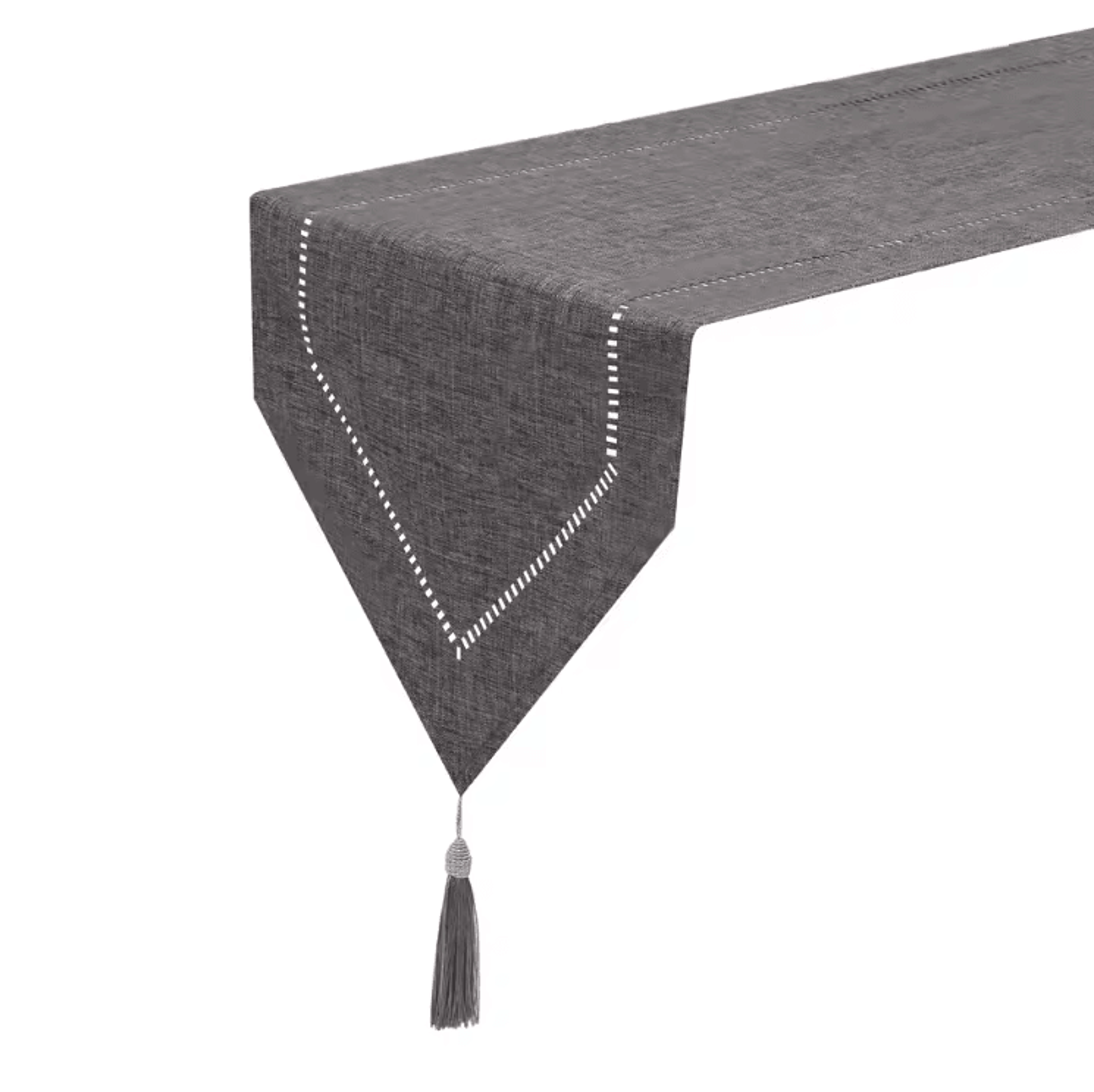 minimalist solid linen table runner – modern easy-care dining & coffee table decor