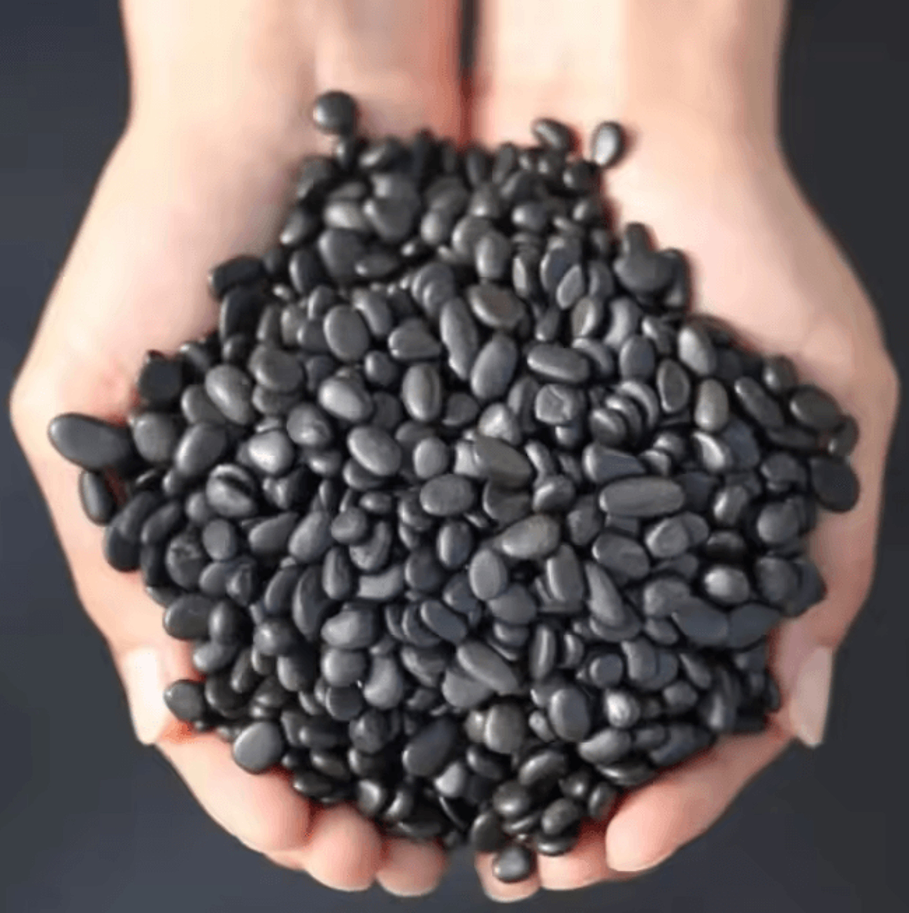 natural shungite gravel stones – 100g healing crystal chips for energy & home use