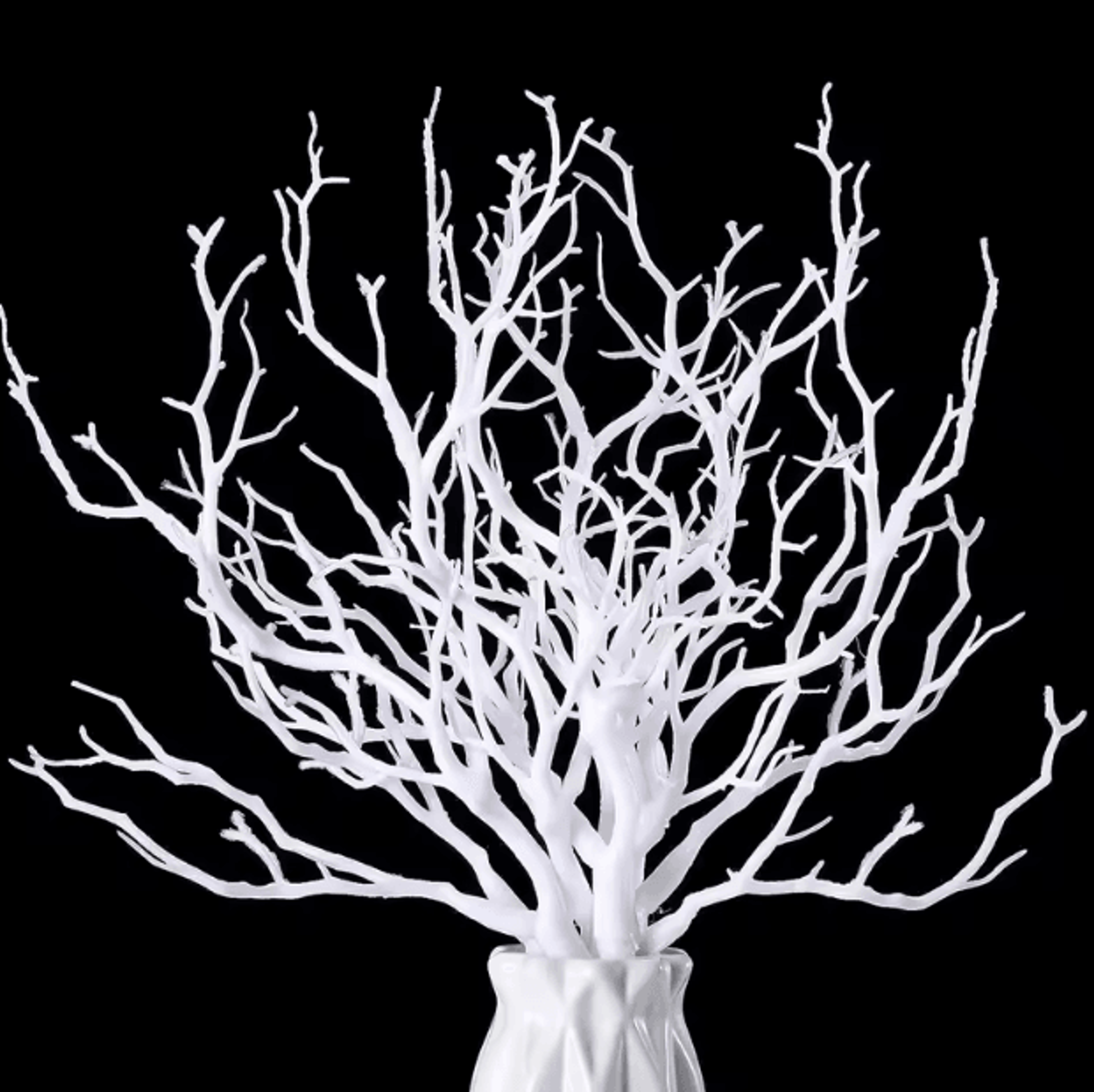 artificial antler branch decor – elegant fake twig stems for seasonal table & home styling