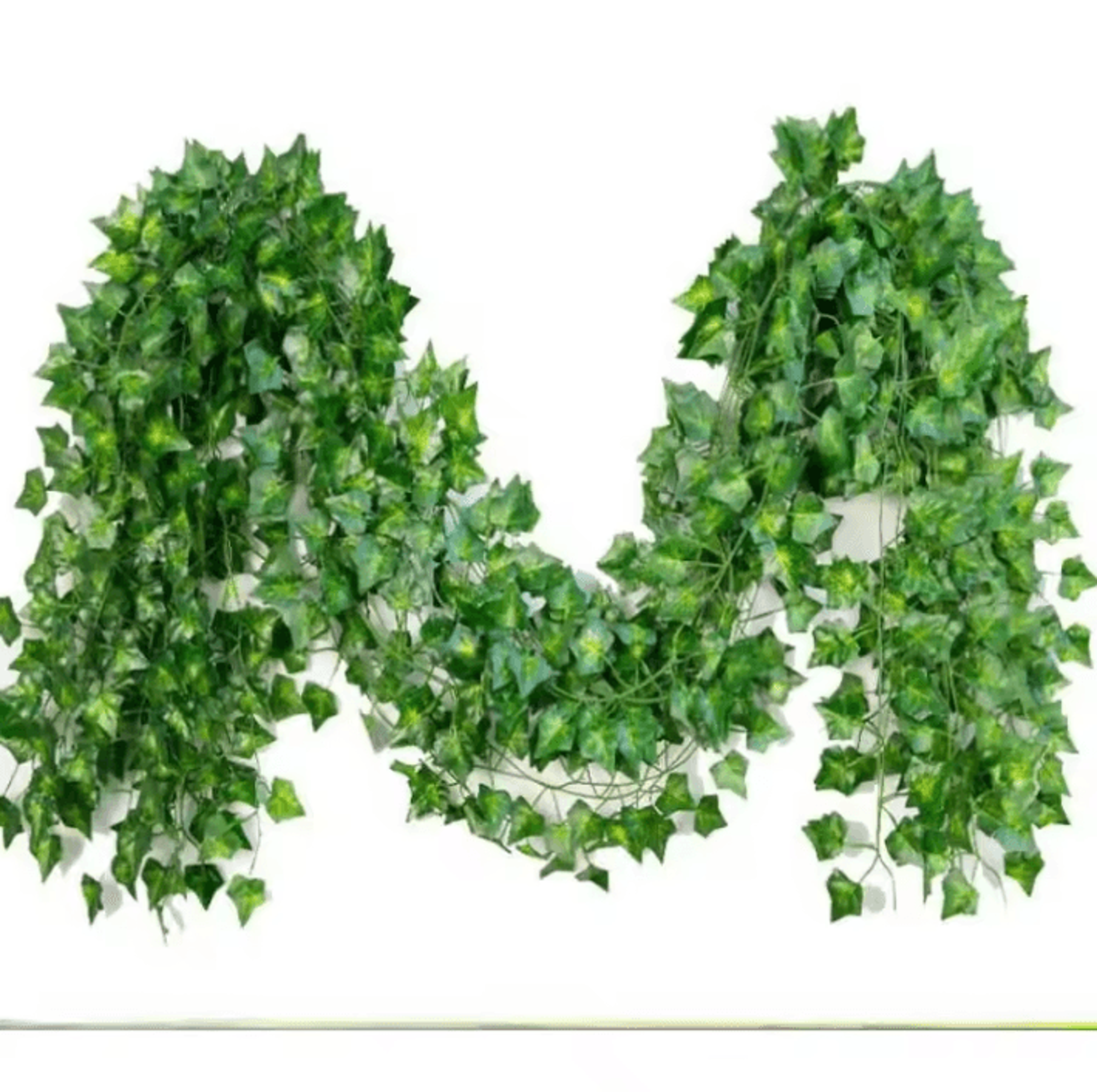 2.1m artificial ivy leaf garland – realistic silk hanging vine for wall & wedding decor