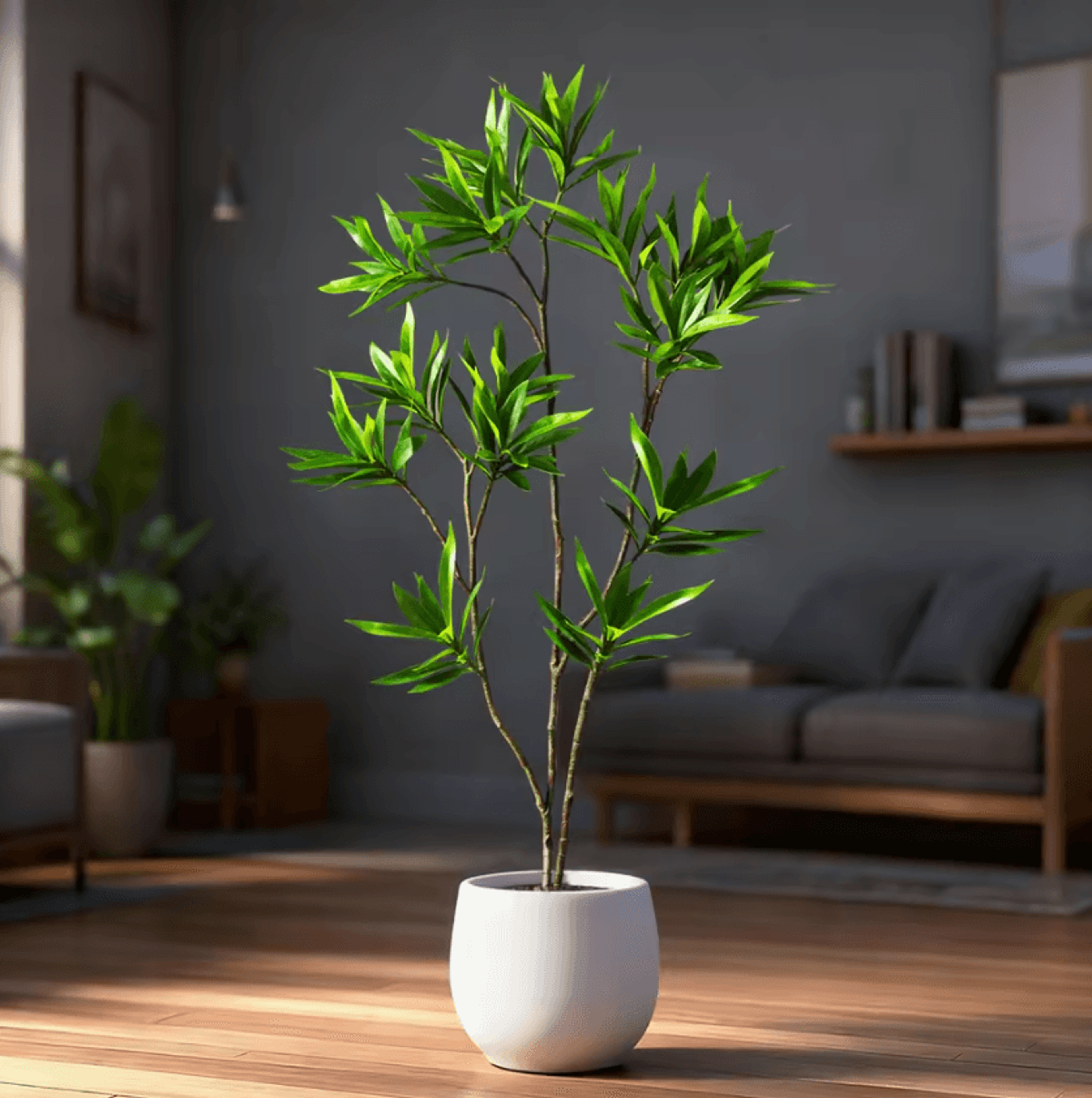 large artificial palm tree – realistic tropical plant for home, garden & events