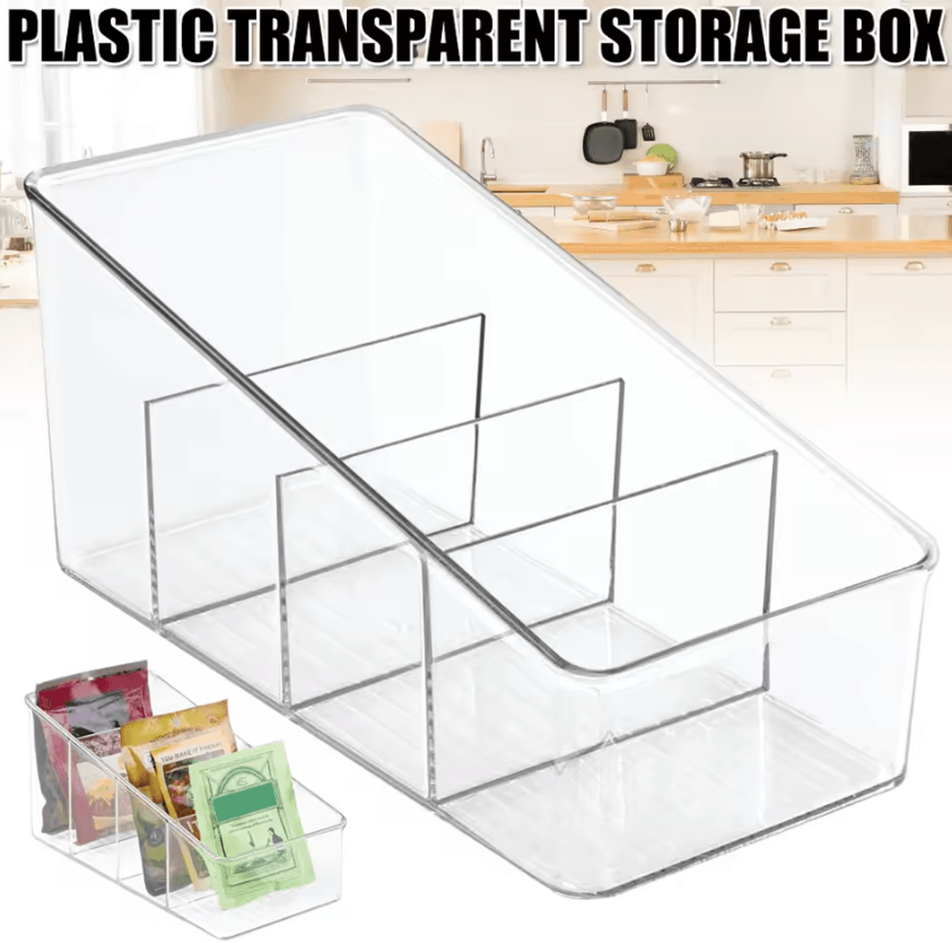 clearstack 4 layer food storage organizer 4 layer food storage container pantry organizer transparent storage box