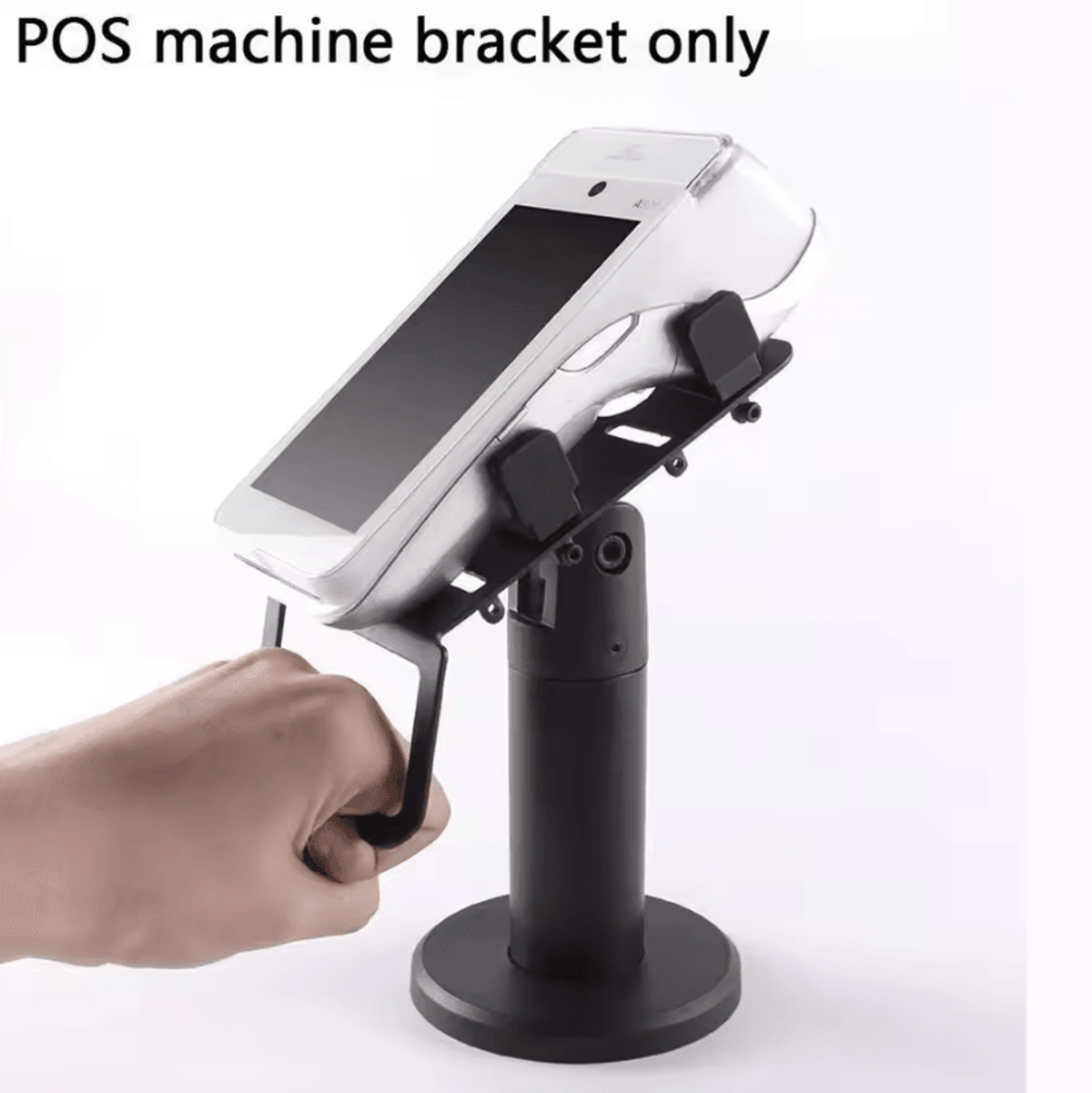 adjustable rotating pos machine stand – universal cashier display holder for payment terminals