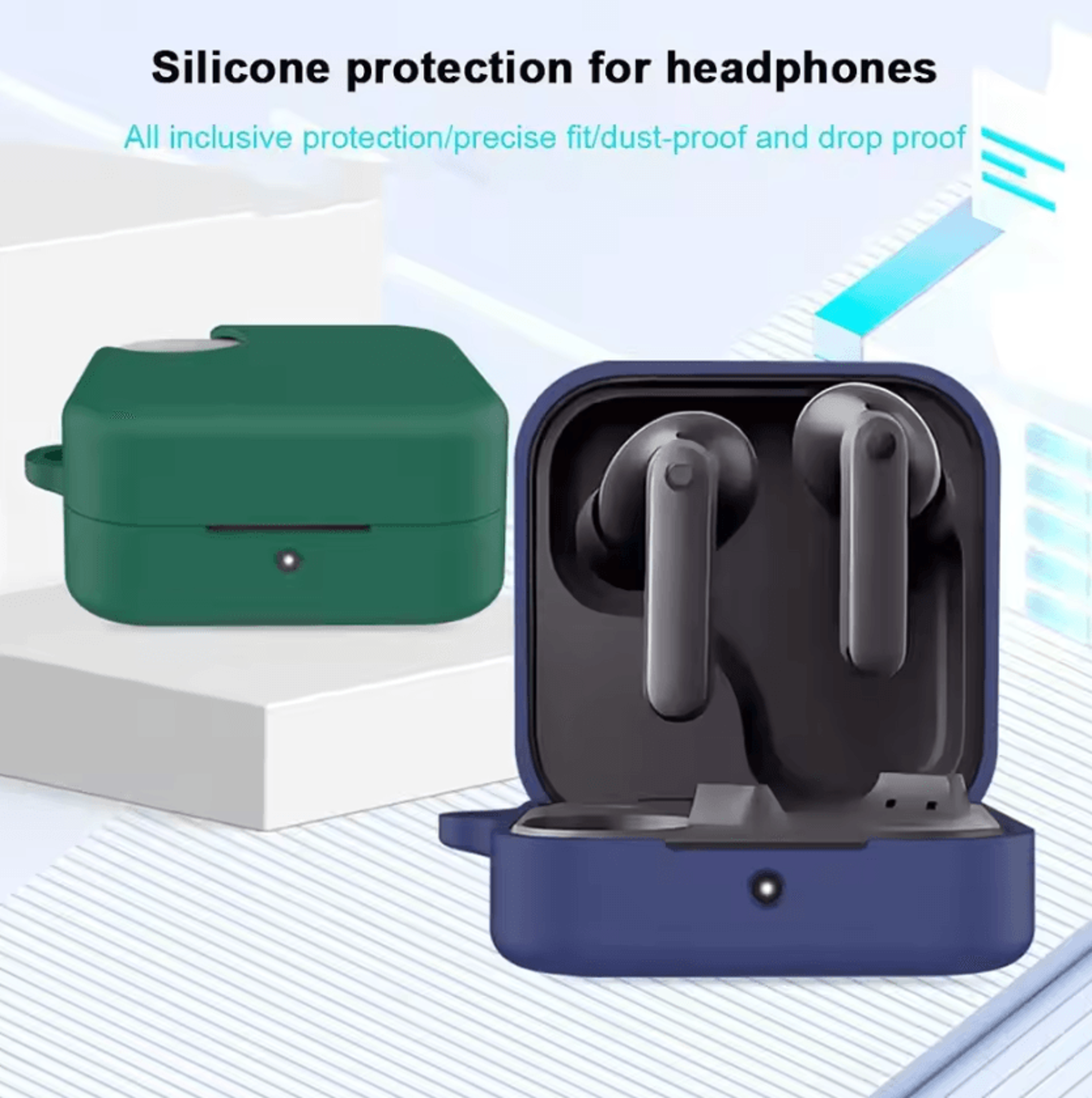 silicone protective case for cmf buds pro 2 – anti-scratch dustproof earphone cover