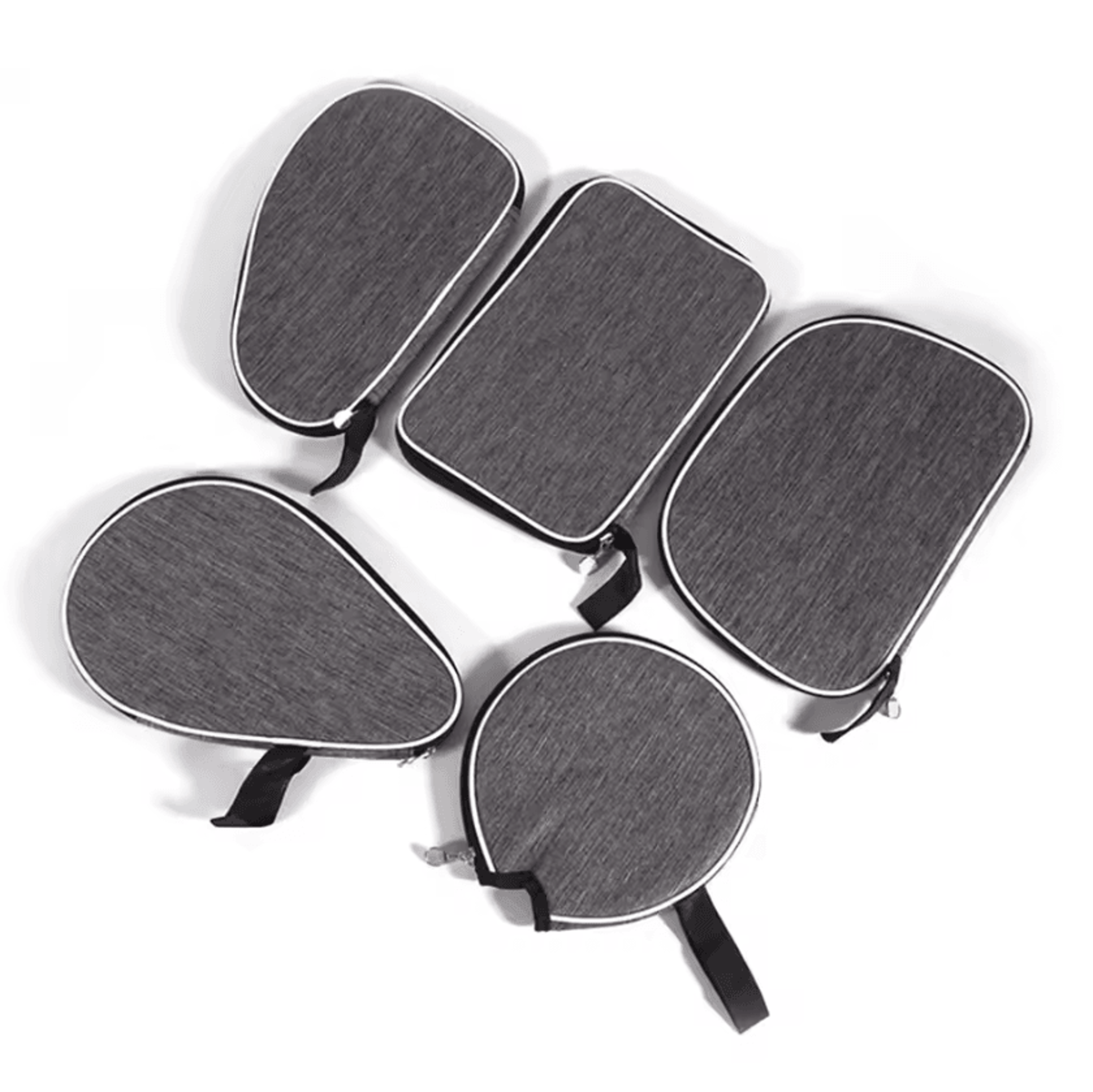 portable ping pong paddle case with belt – single racket protective storage bag