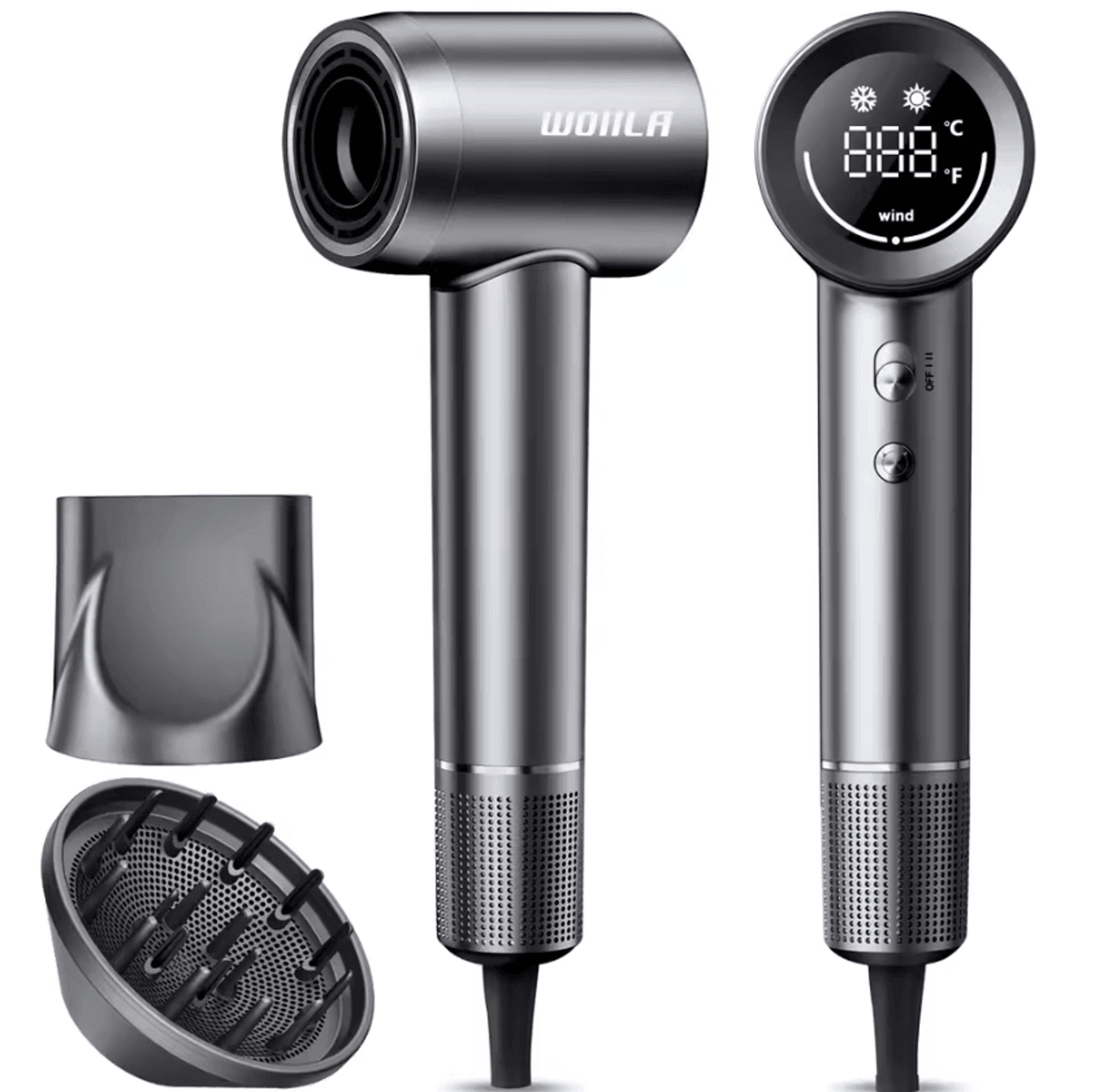 professional 110v high-speed ionic hair dryer – negative ion fast dry blow dryer