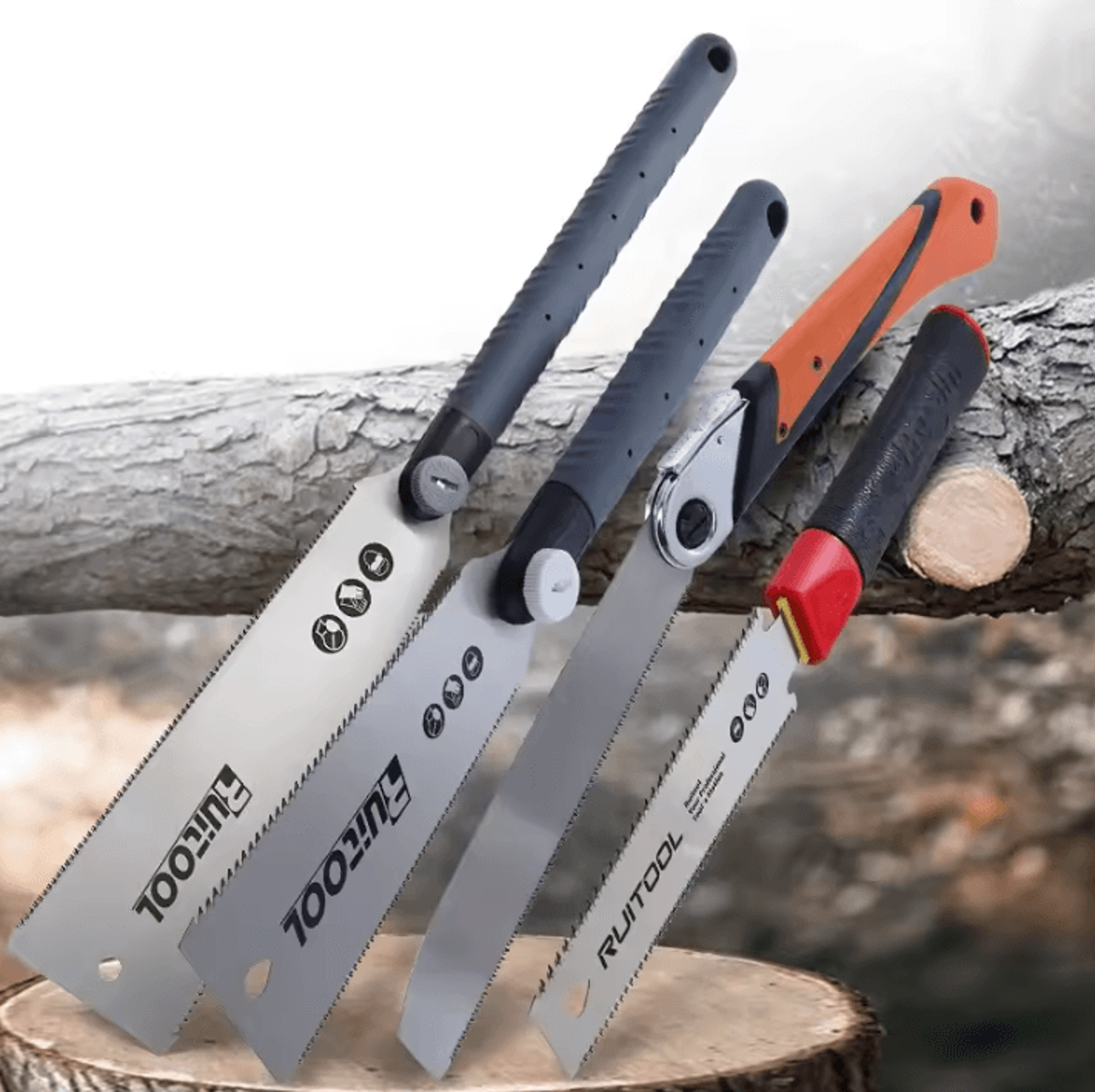 precision sk5 japanese pull saw – ultra-fine 3-edge teeth folding woodworking tool