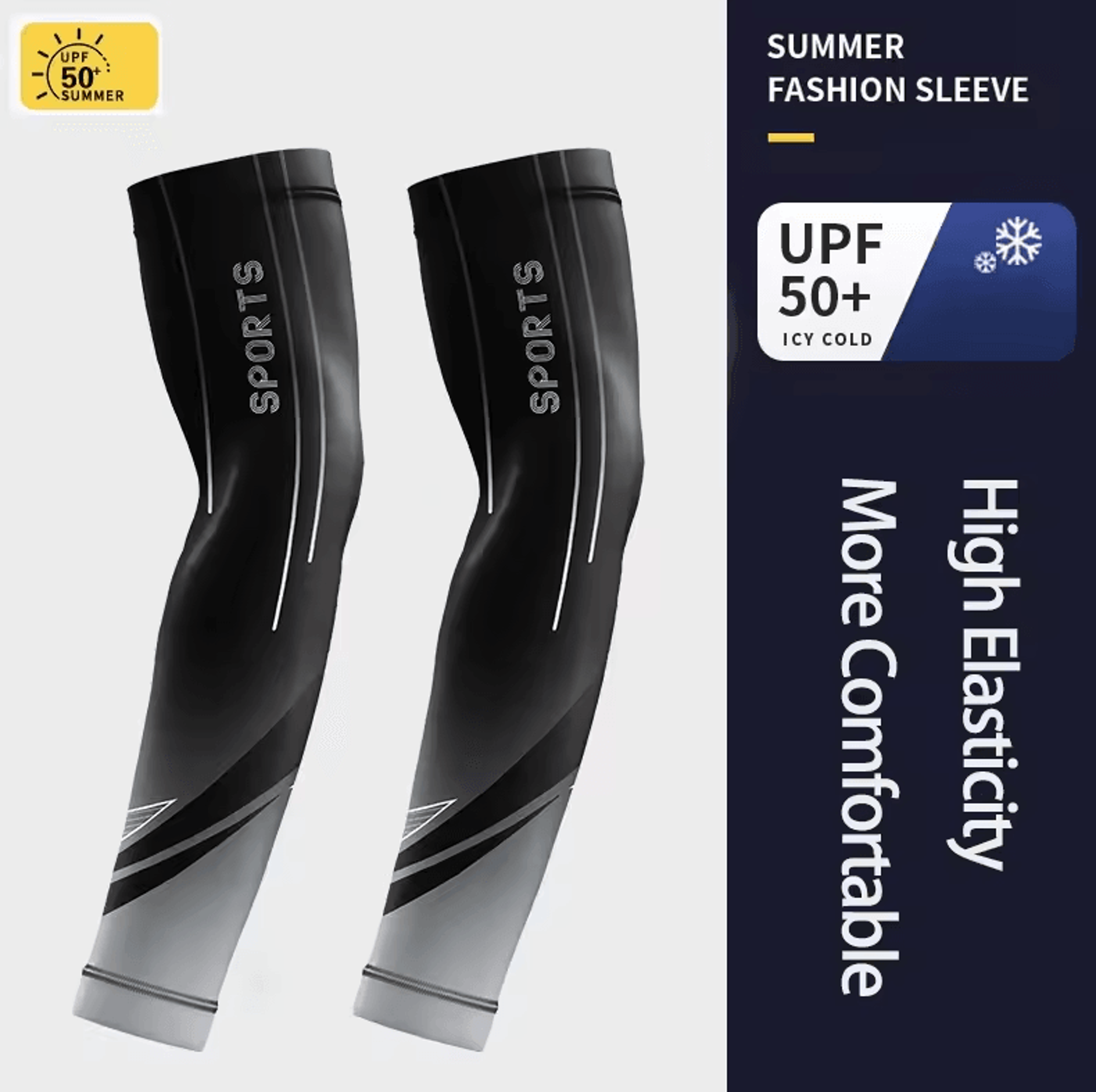 iceflex uv cooling arm sleeves – breathable summer cycling & outdoor arm covers