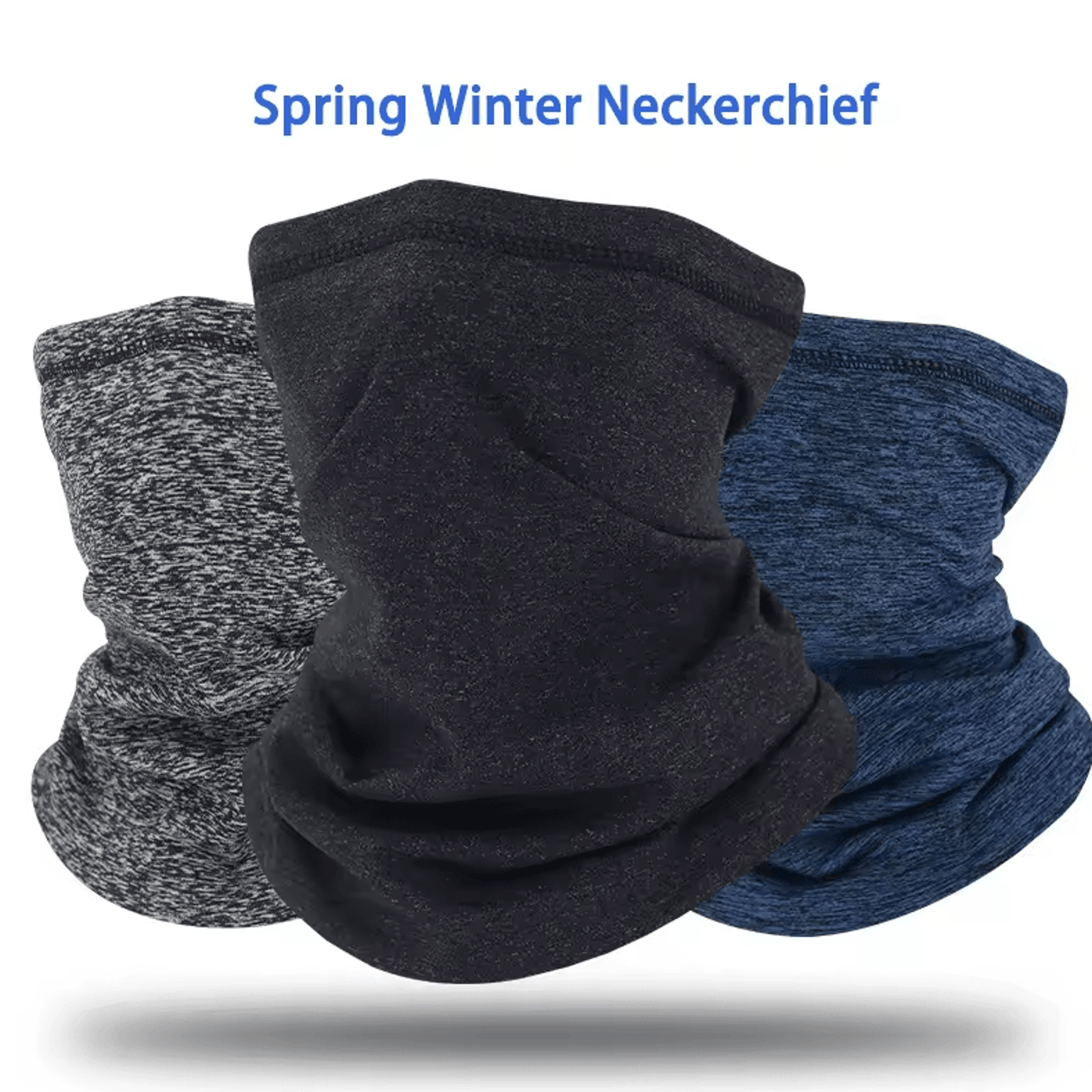 thermawrap winter motorcycle neck scarf – windproof cycling bandana & multi-use face cover