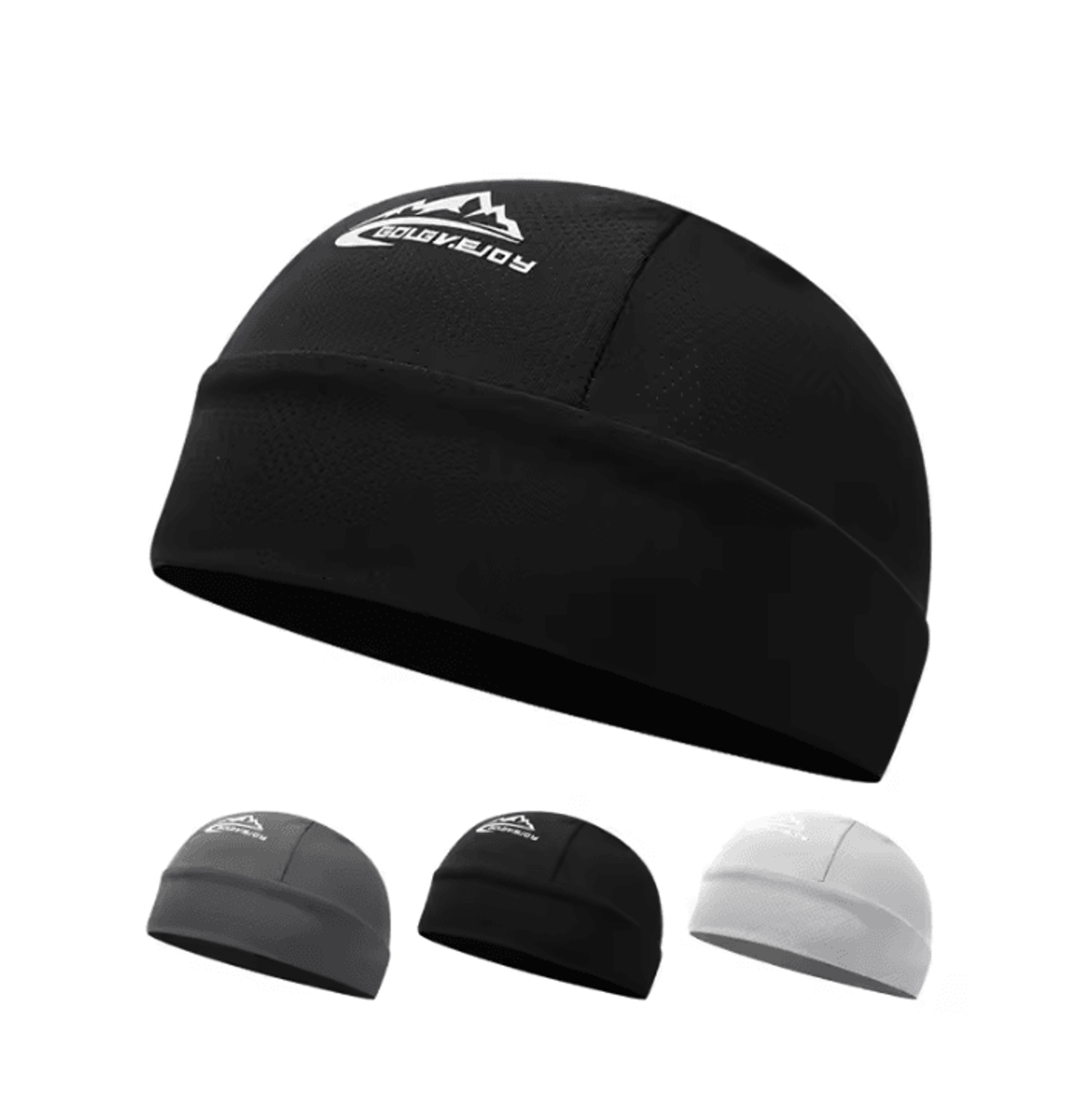 coolflow ice silk cycling skull cap – breathable uv protection helmet liner