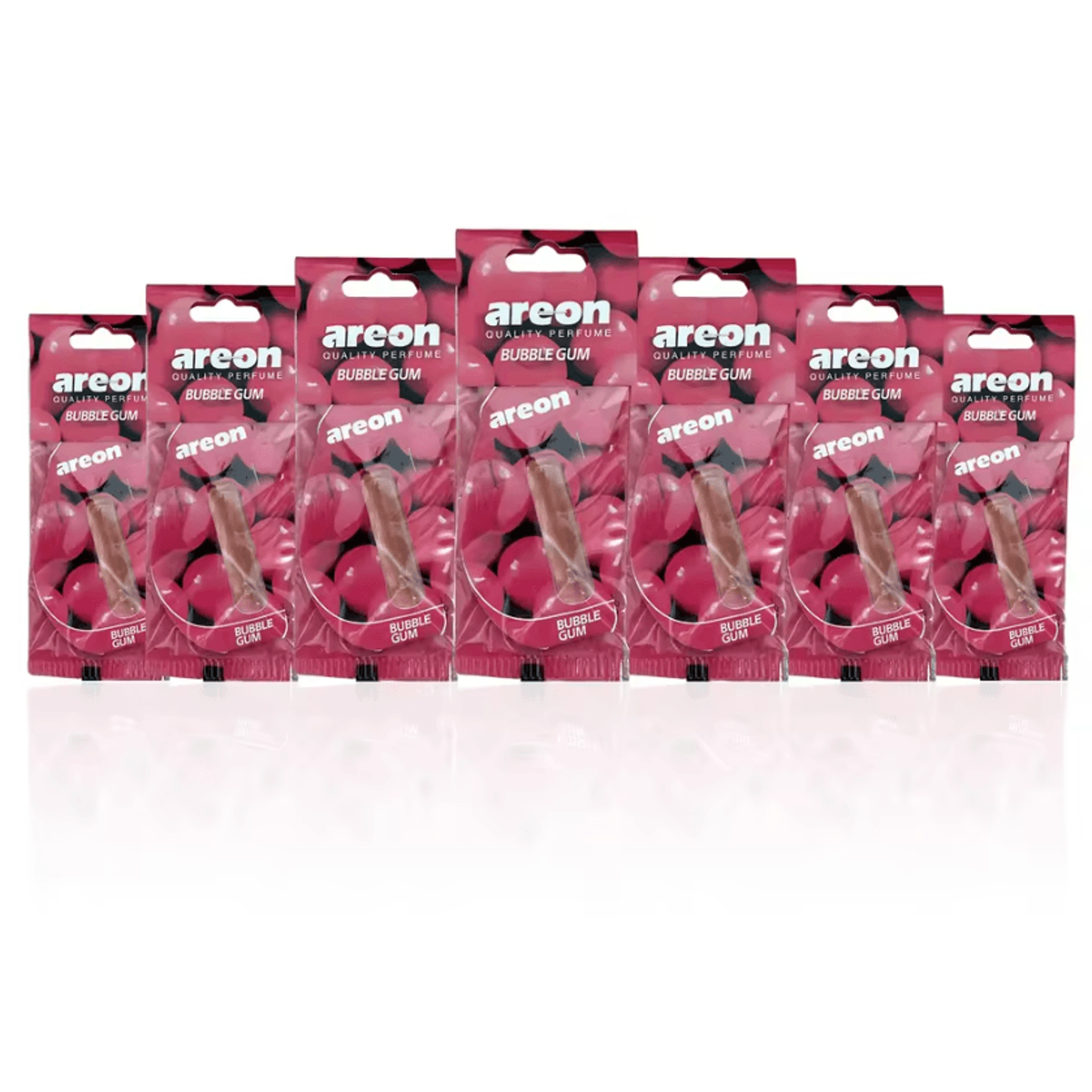 areon bubble gum hanging car air freshener pack natural paper scent interior decor
