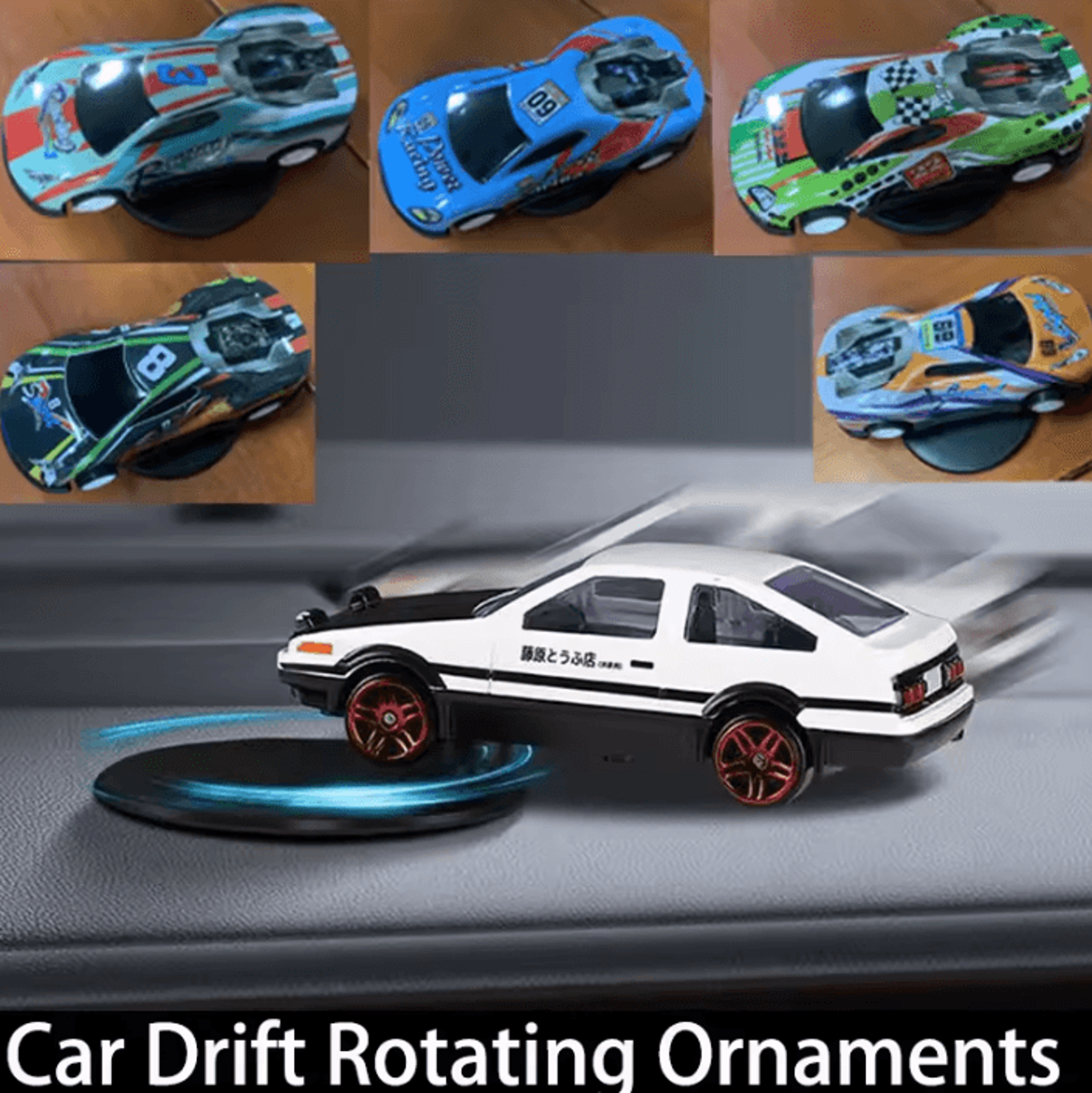 drift motion racing car dashboard ornament for car enthusiasts