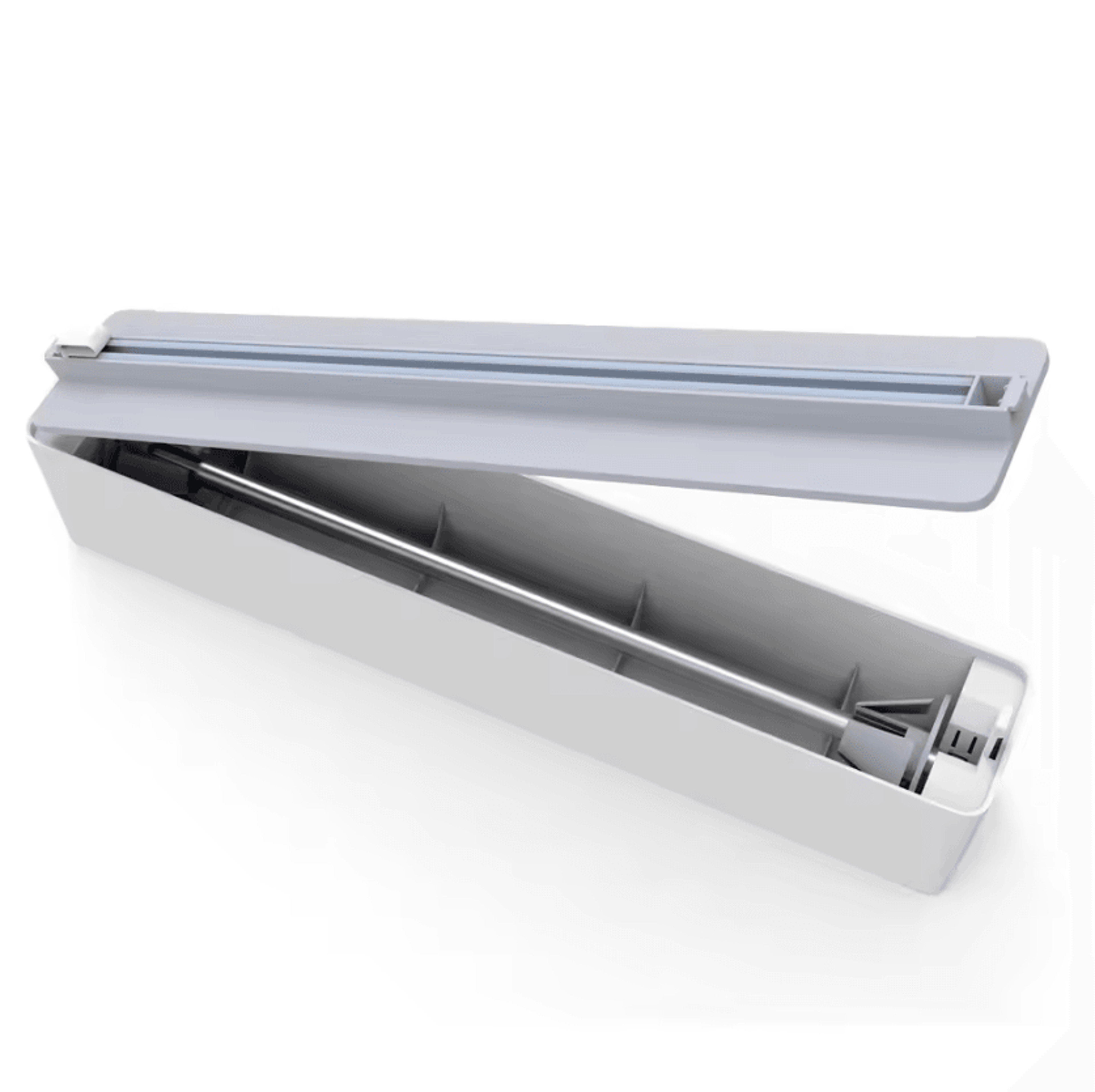 wrapease 3-in-1 wall mounted wrap dispenser – plastic wrap cutter & paper towel holder for foil, cling film & kitchen or