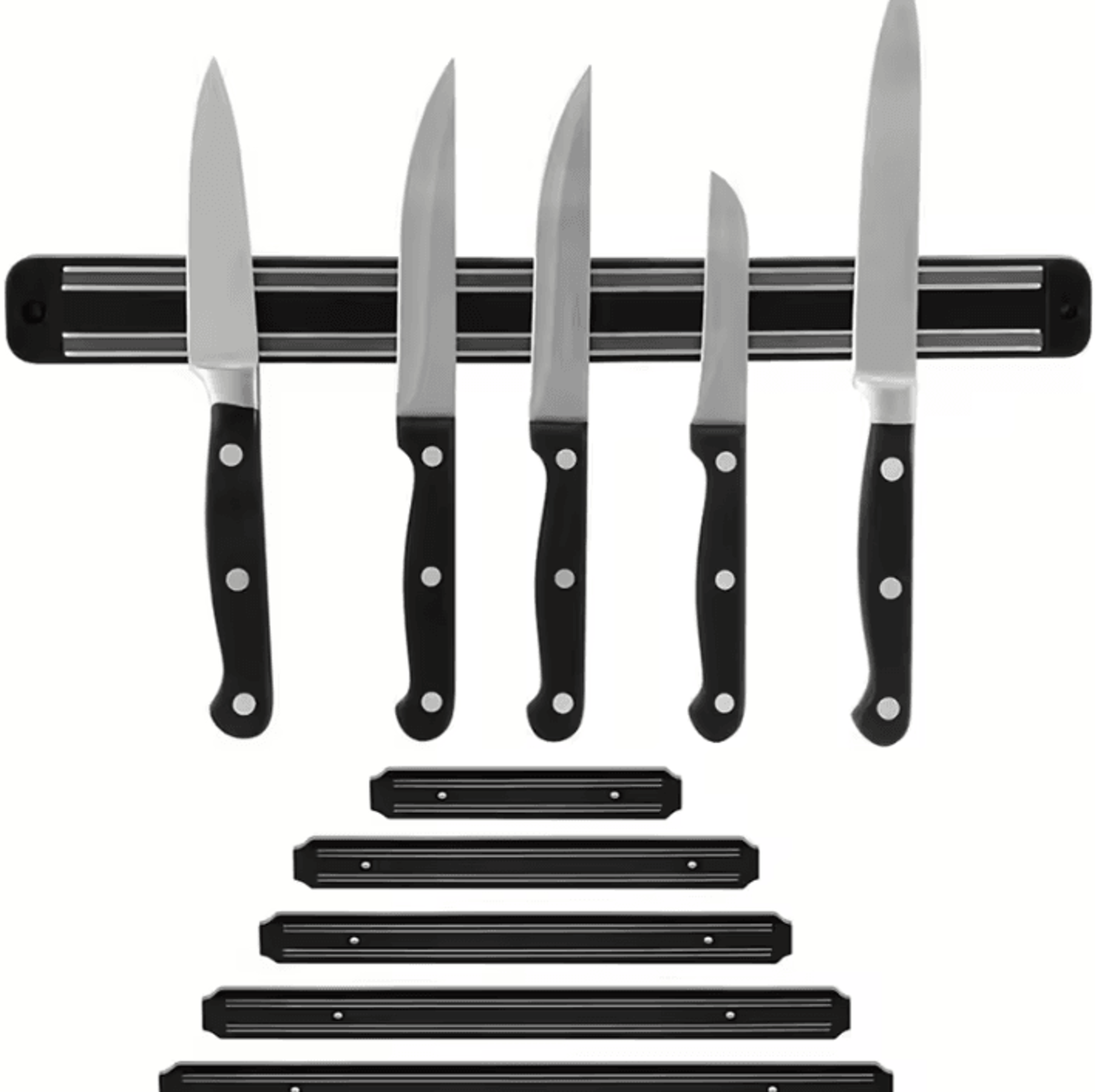 magnetic wall mounted knife holder rack for kitchen & tool organization