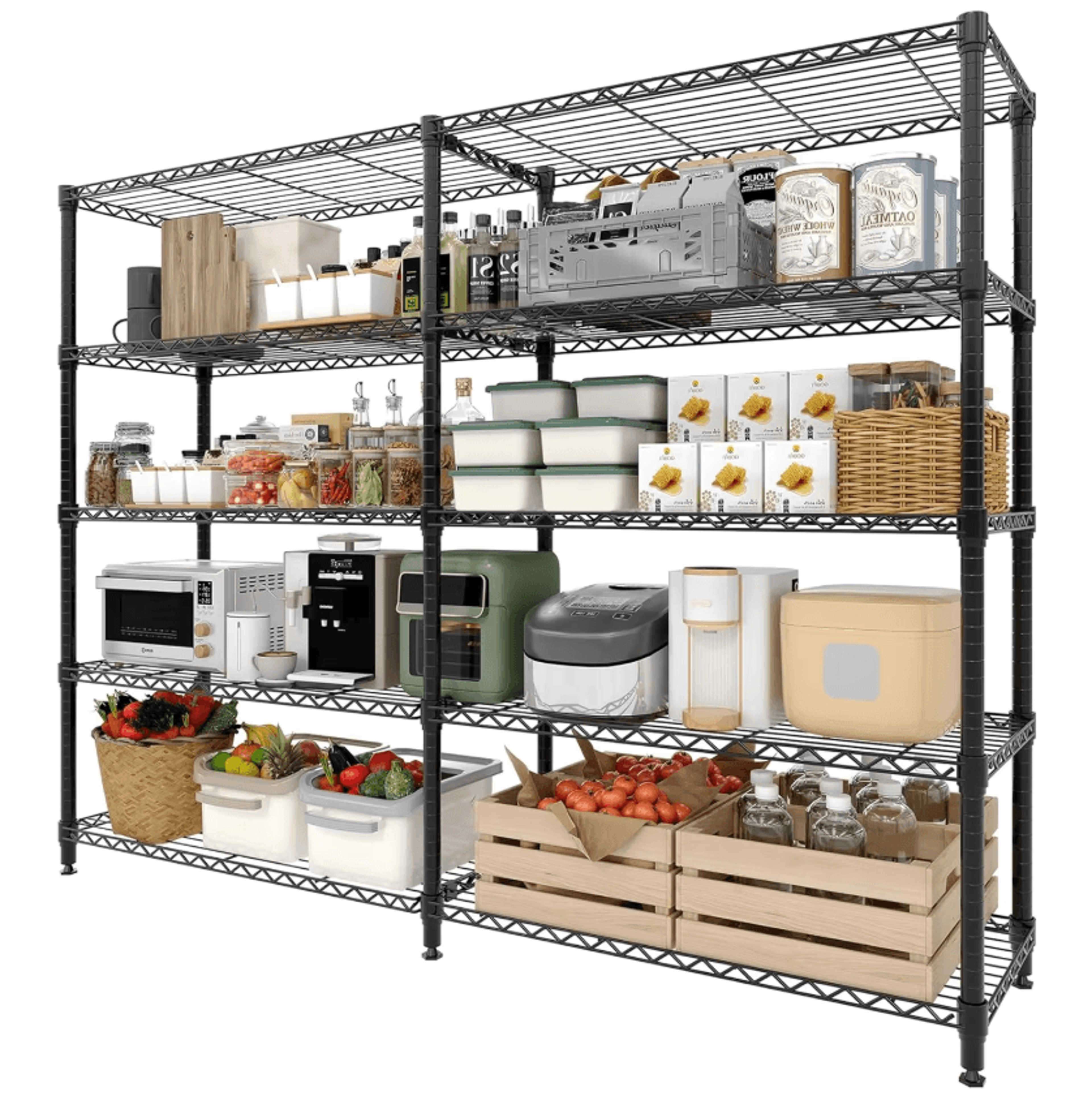 titanstack heavy duty metal storage shelves