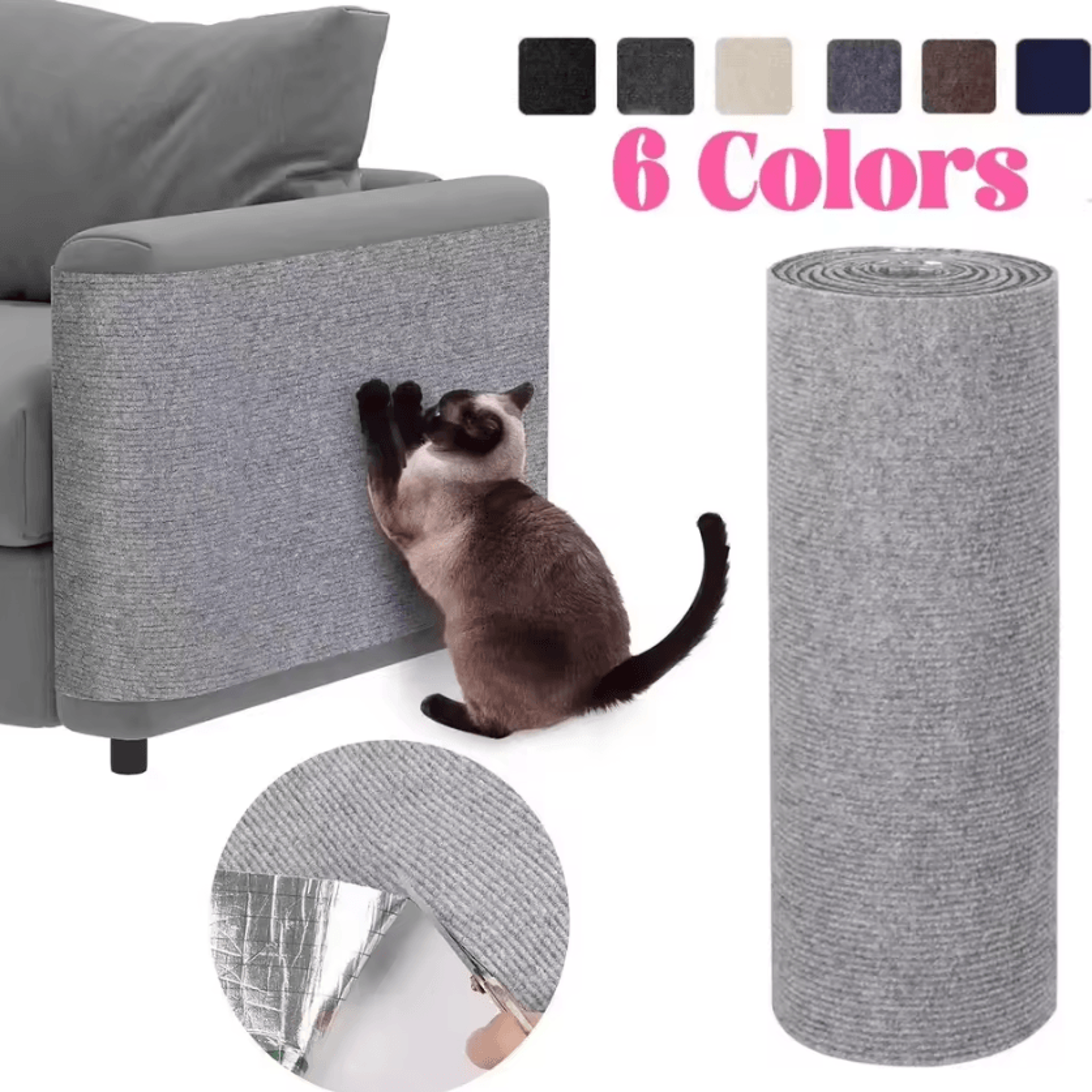 clawguard self-adhesive cat scratching mat protector