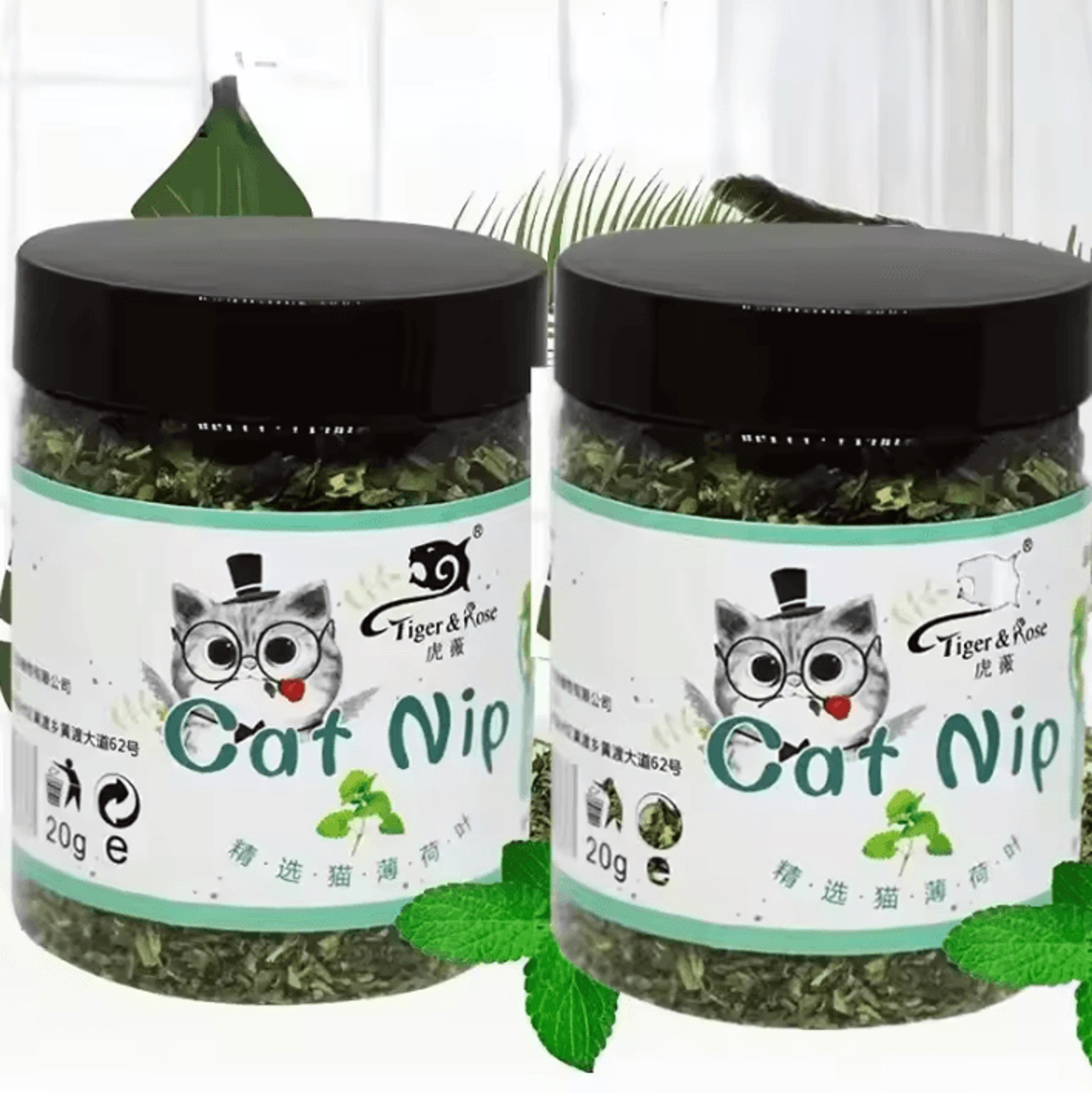 happywhiskers organic catnip mint treat & play blend