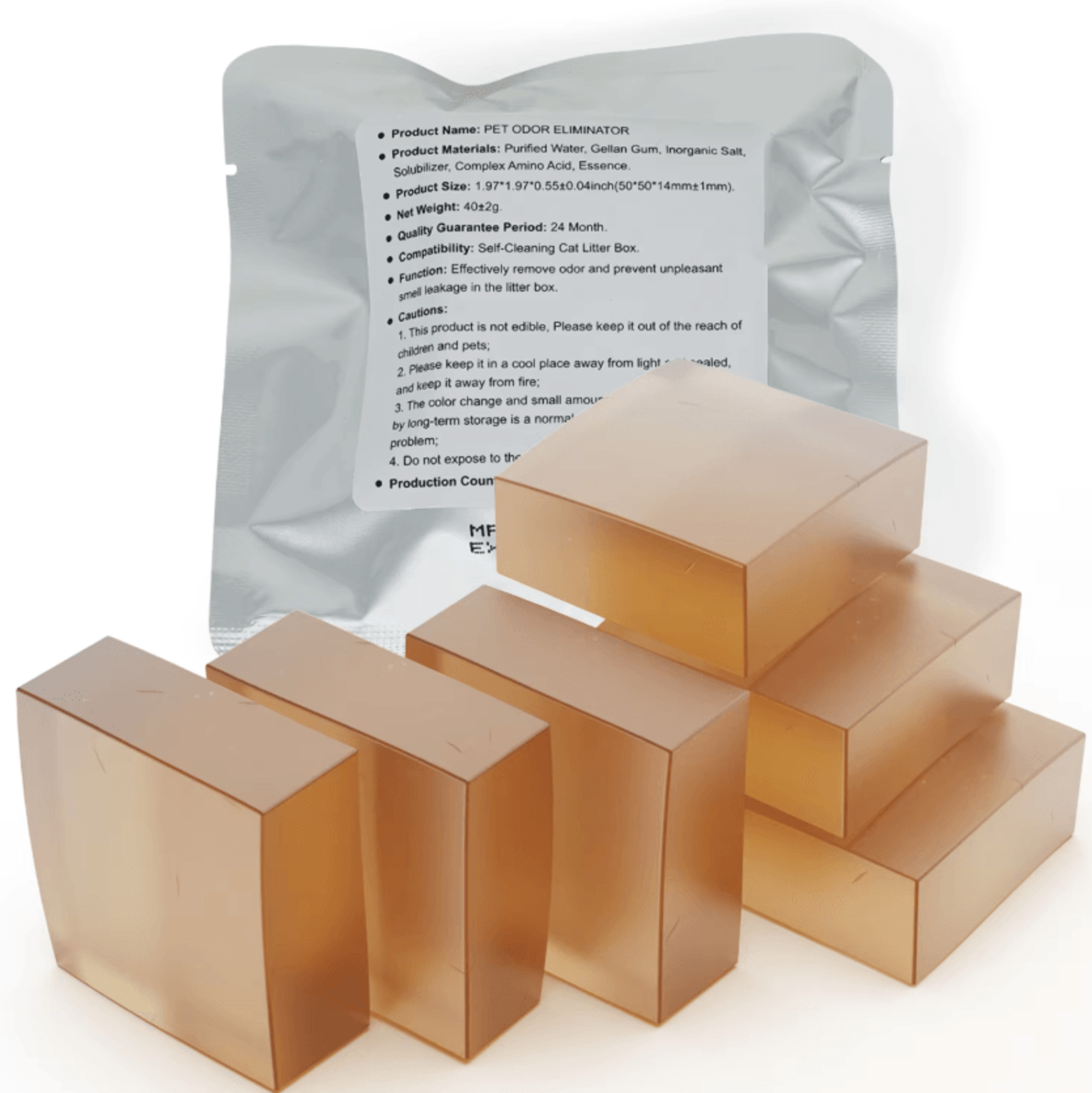 freshcube n50 cat litter deodorizer blocks for odor control