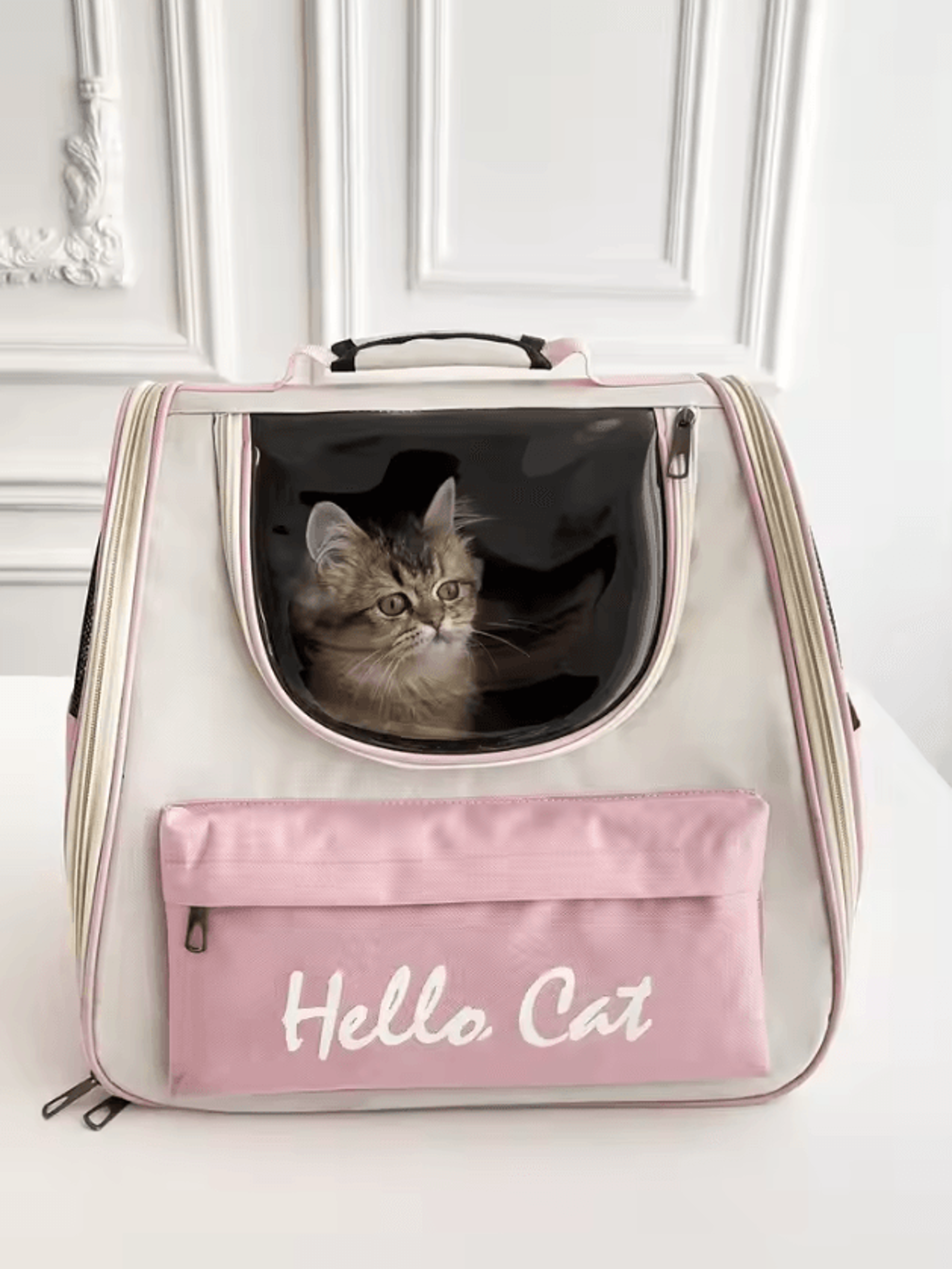 trailnest windproof pet carrier backpack for cats & small dogs