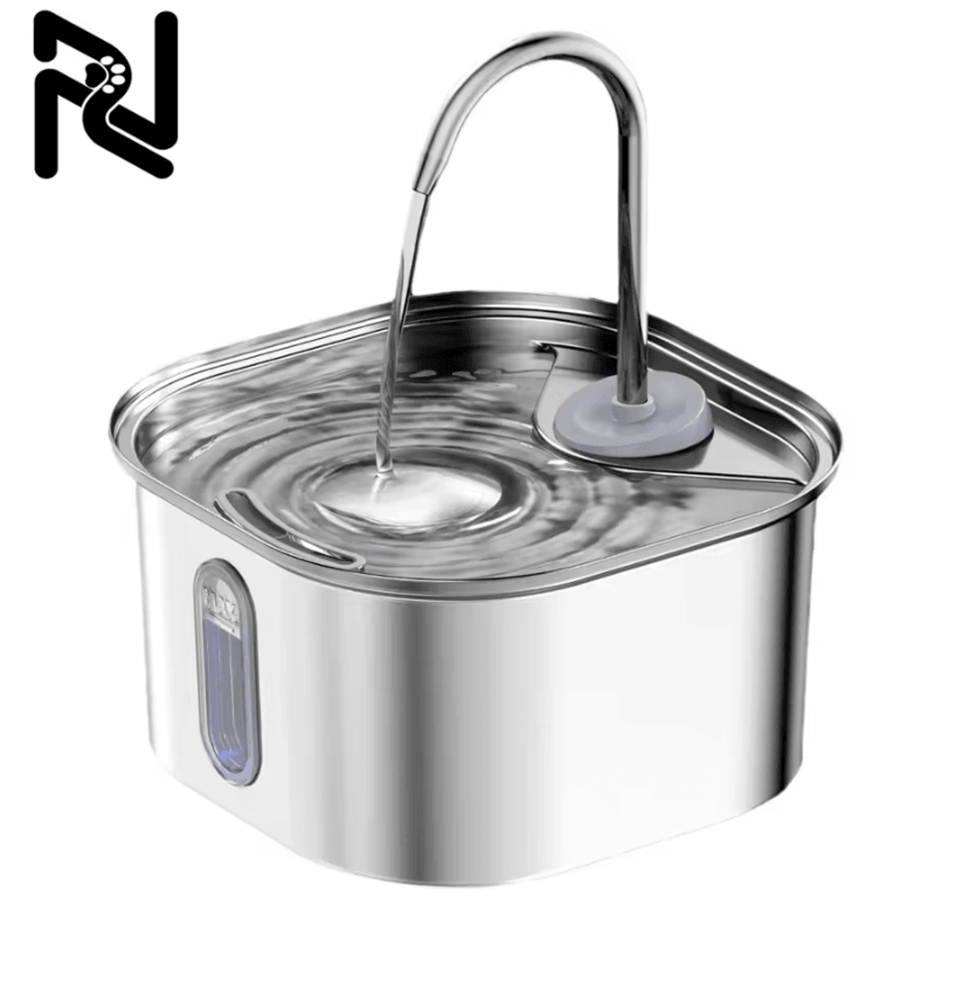 stainless steel automatic pet water fountain for cats & dogs