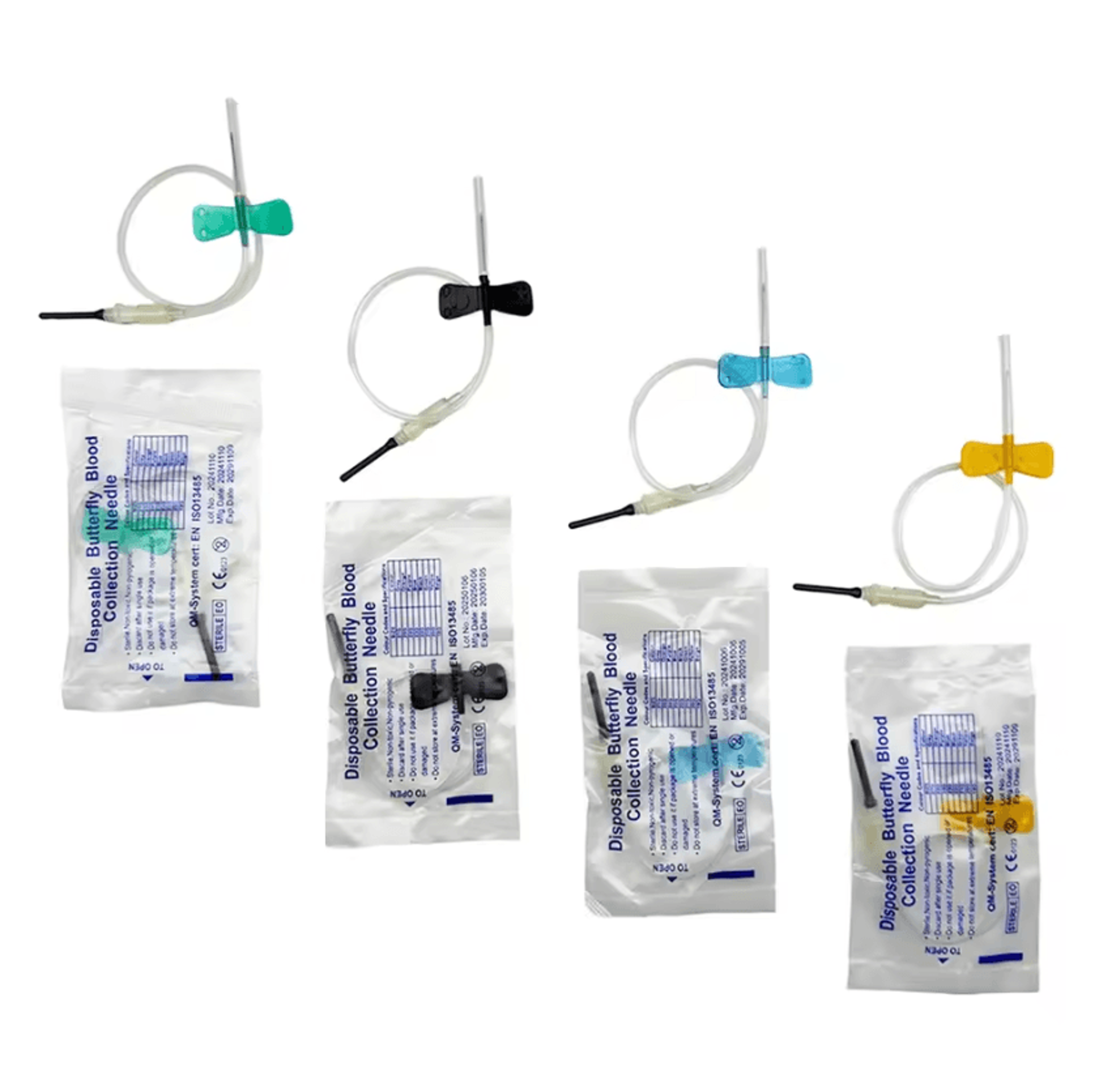 veterinary butterfly blood collection needles for pet care & animal clinics