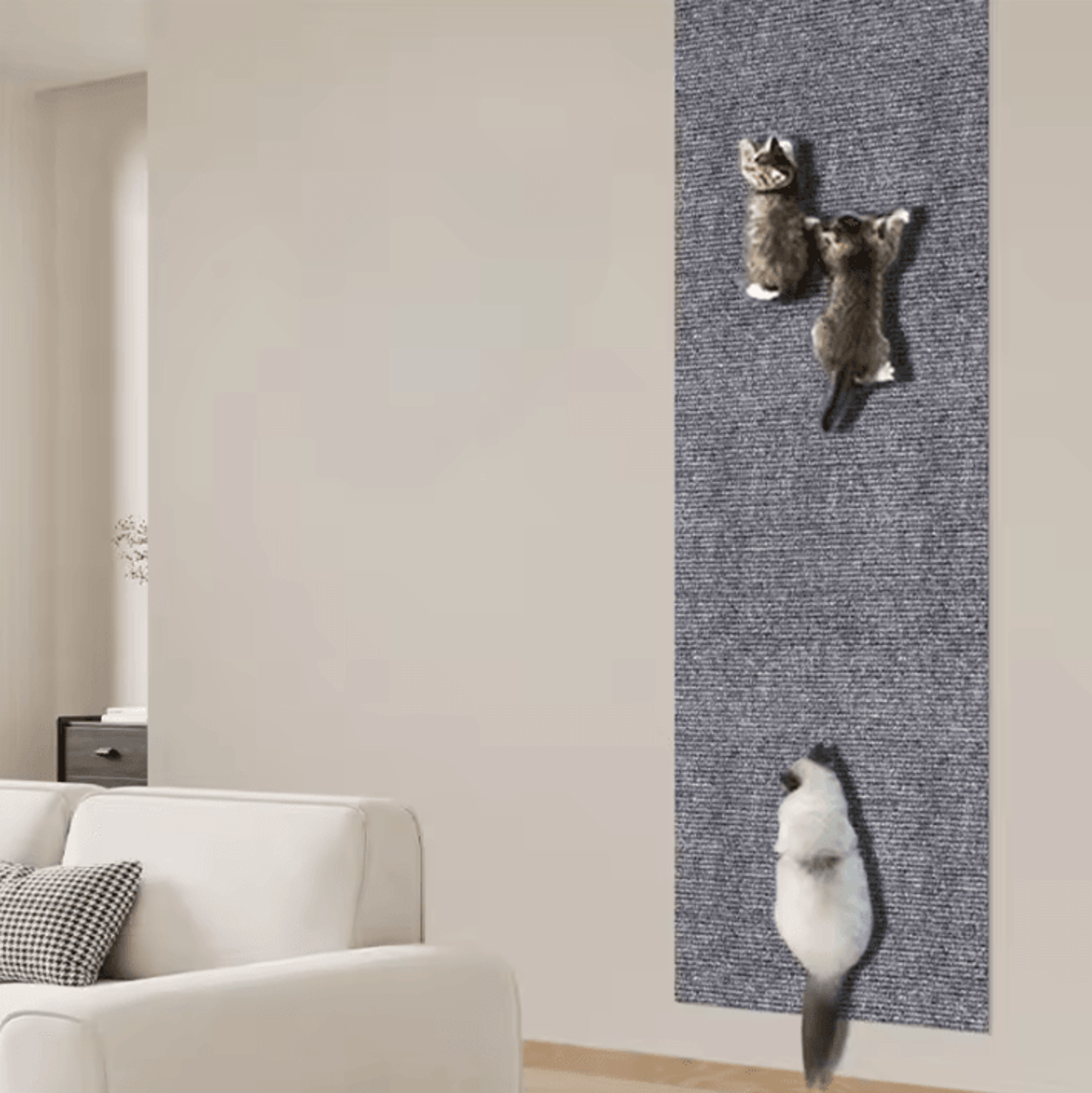 clawguard self-adhesive sofa cat scratching protector mat