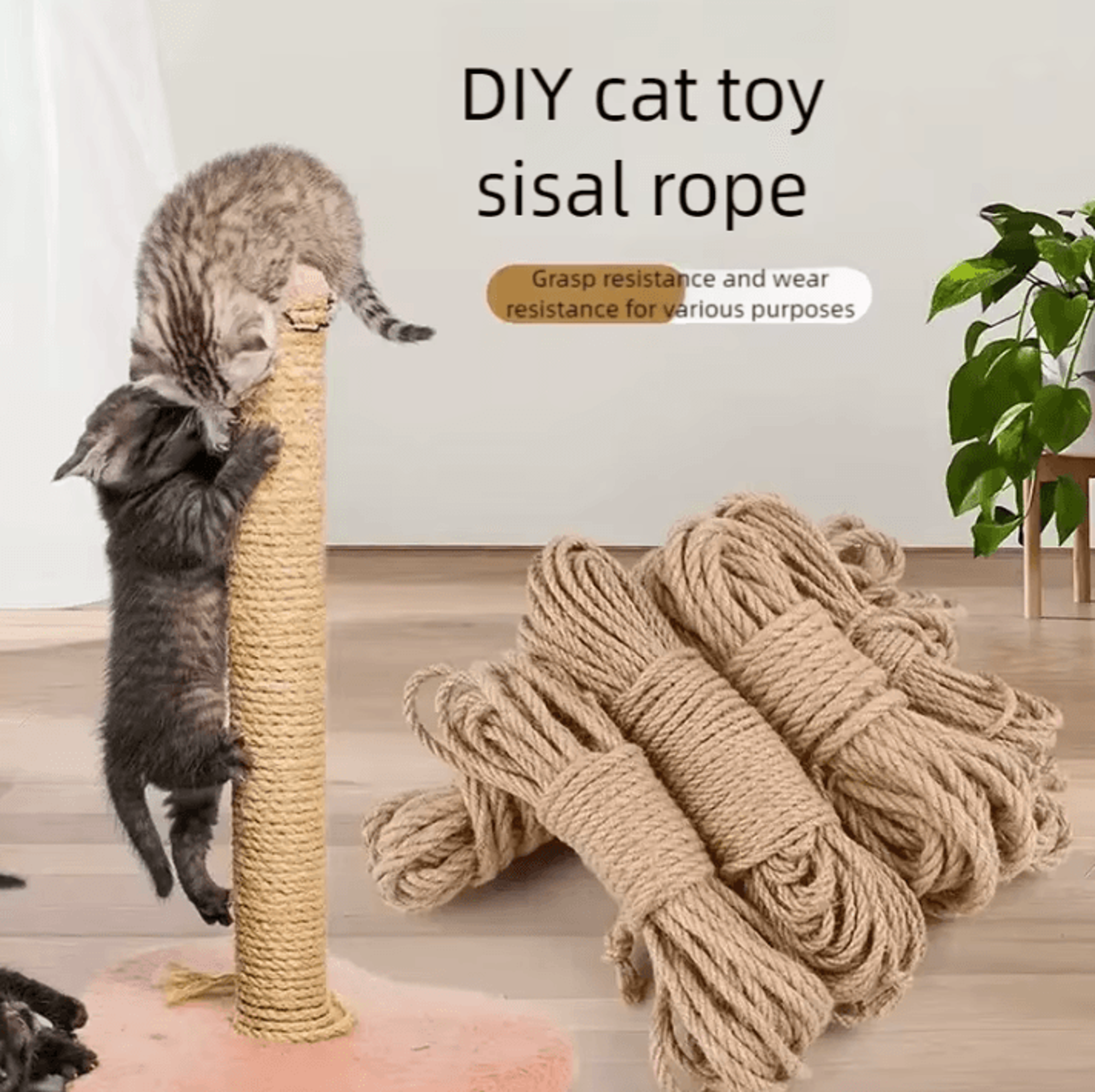 clawcraft sisal rope replacement for cat scratching posts