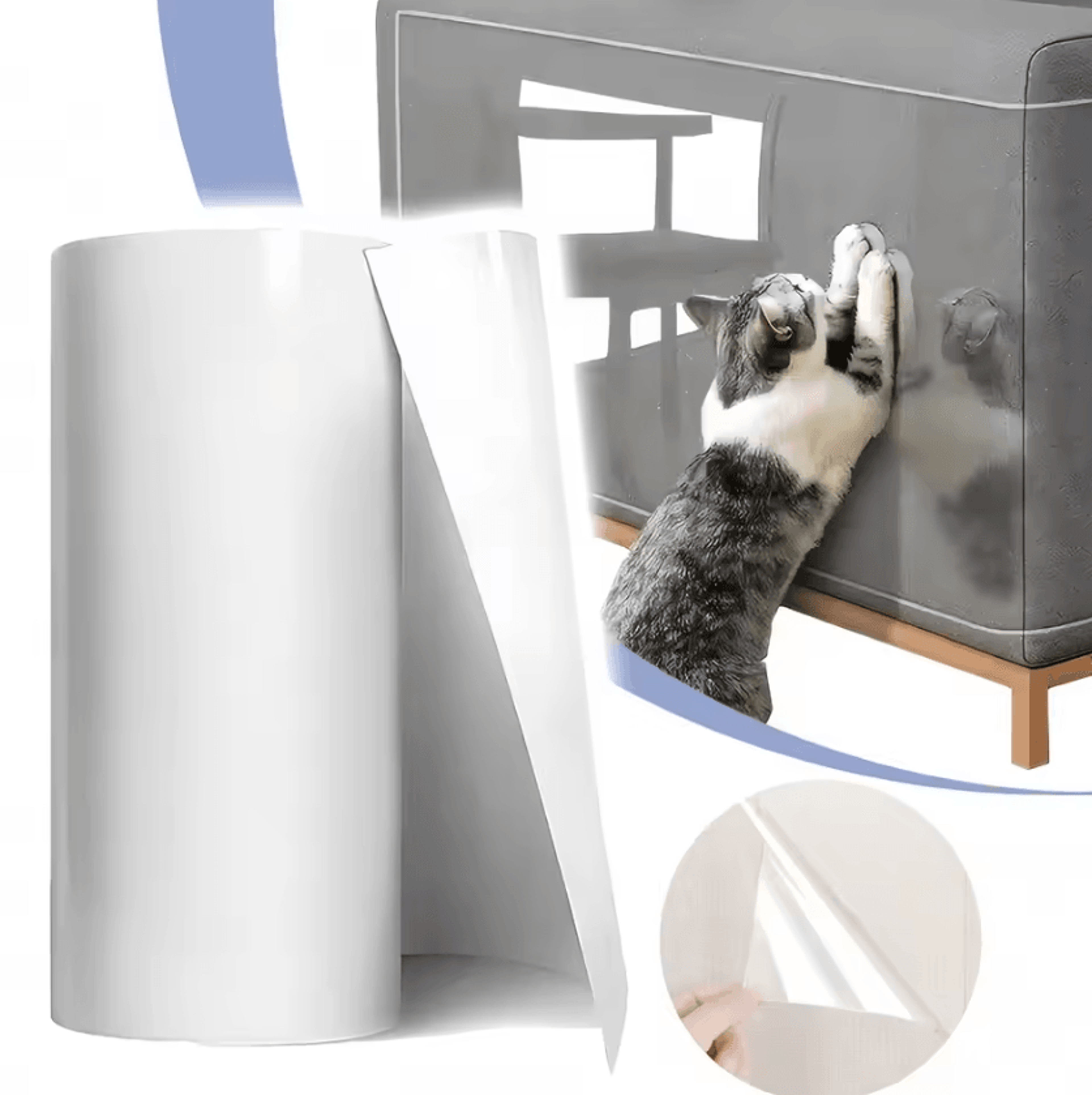 clearguard transparent furniture scratch protection film