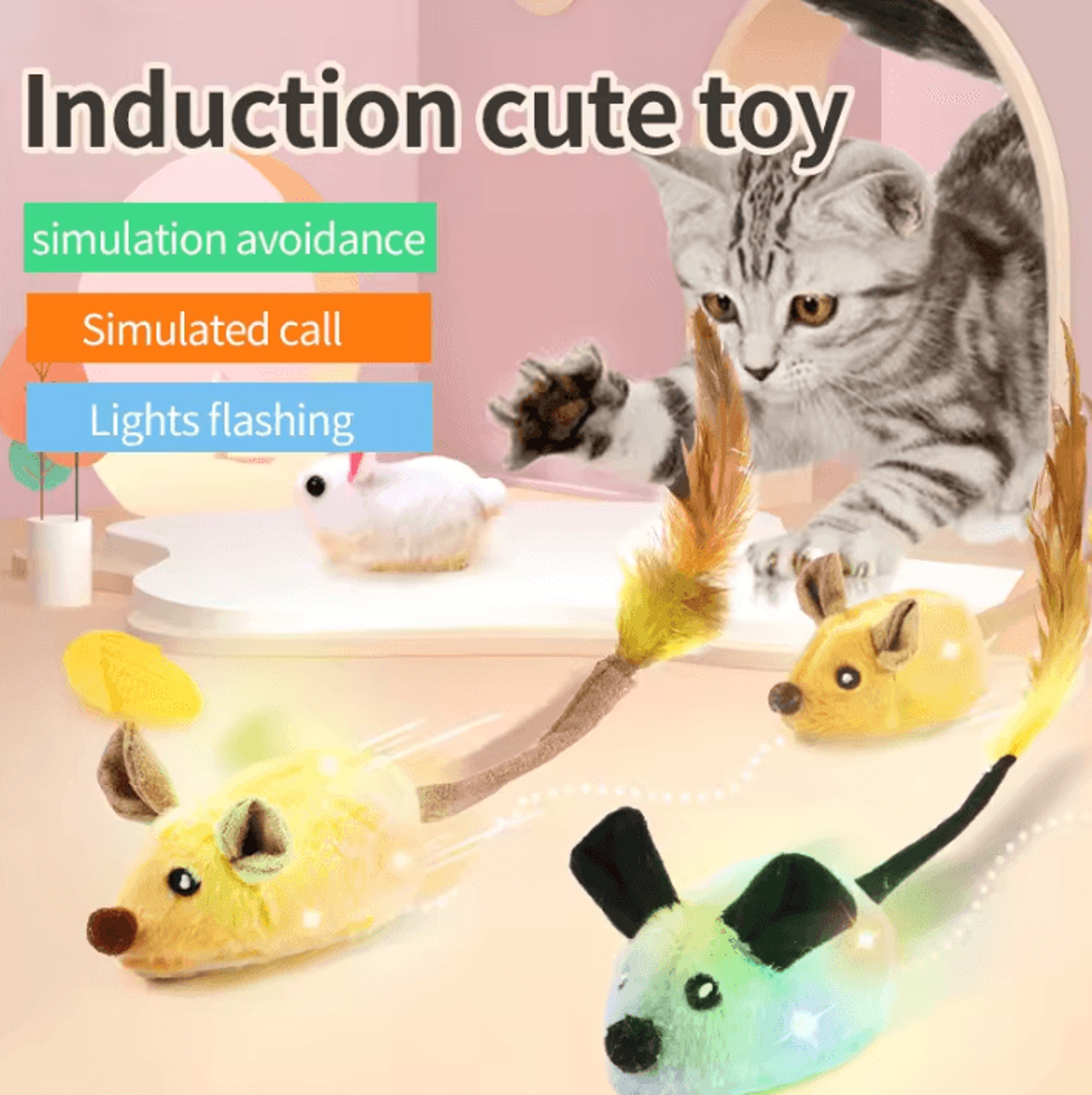 sneaksprint smart running mouse interactive cat toy