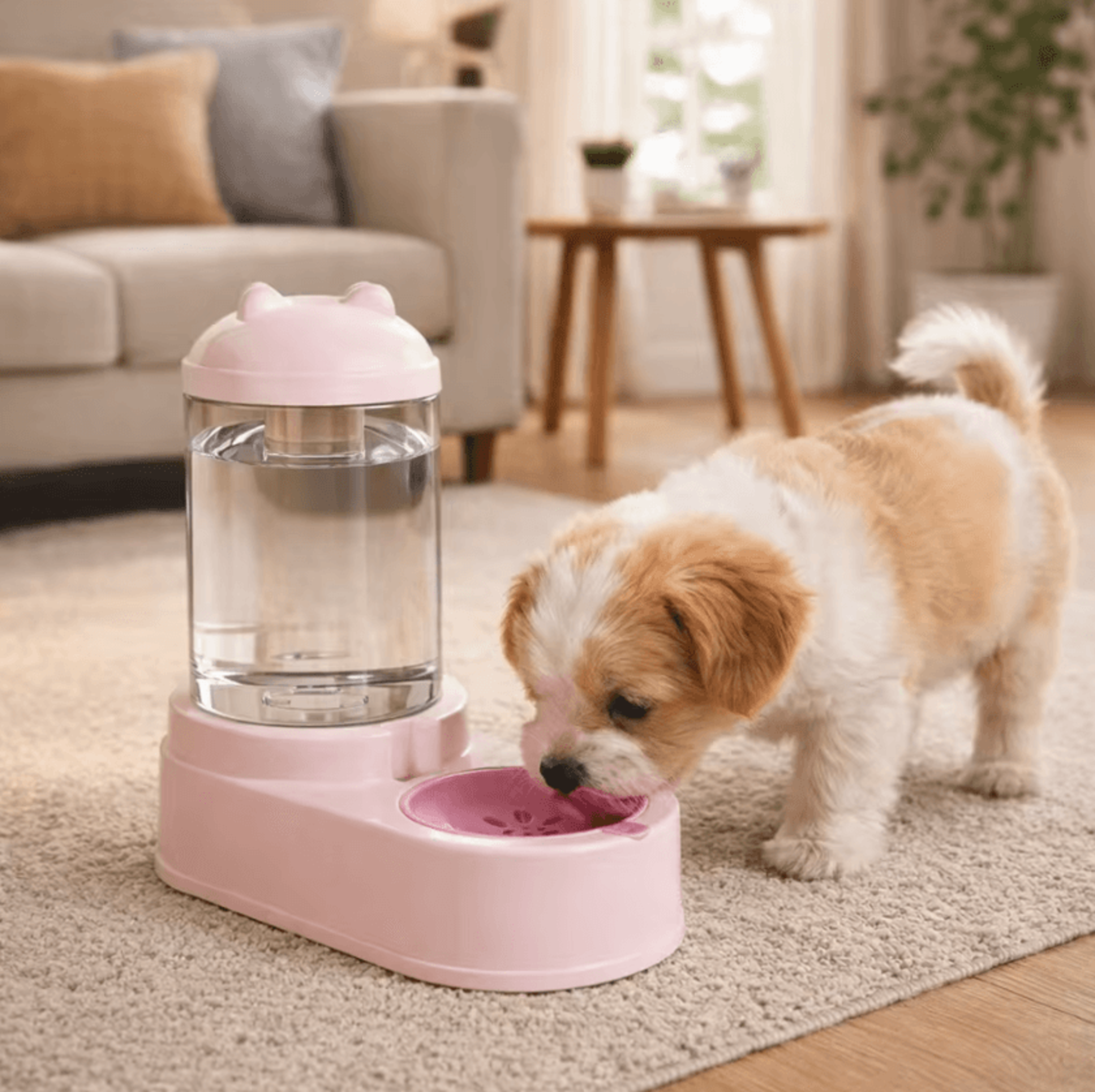 aquabuddy large capacity automatic pet feeder & water dispenser